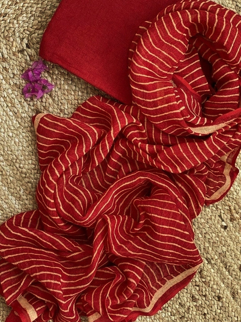 Linen Kurta Dupatta set