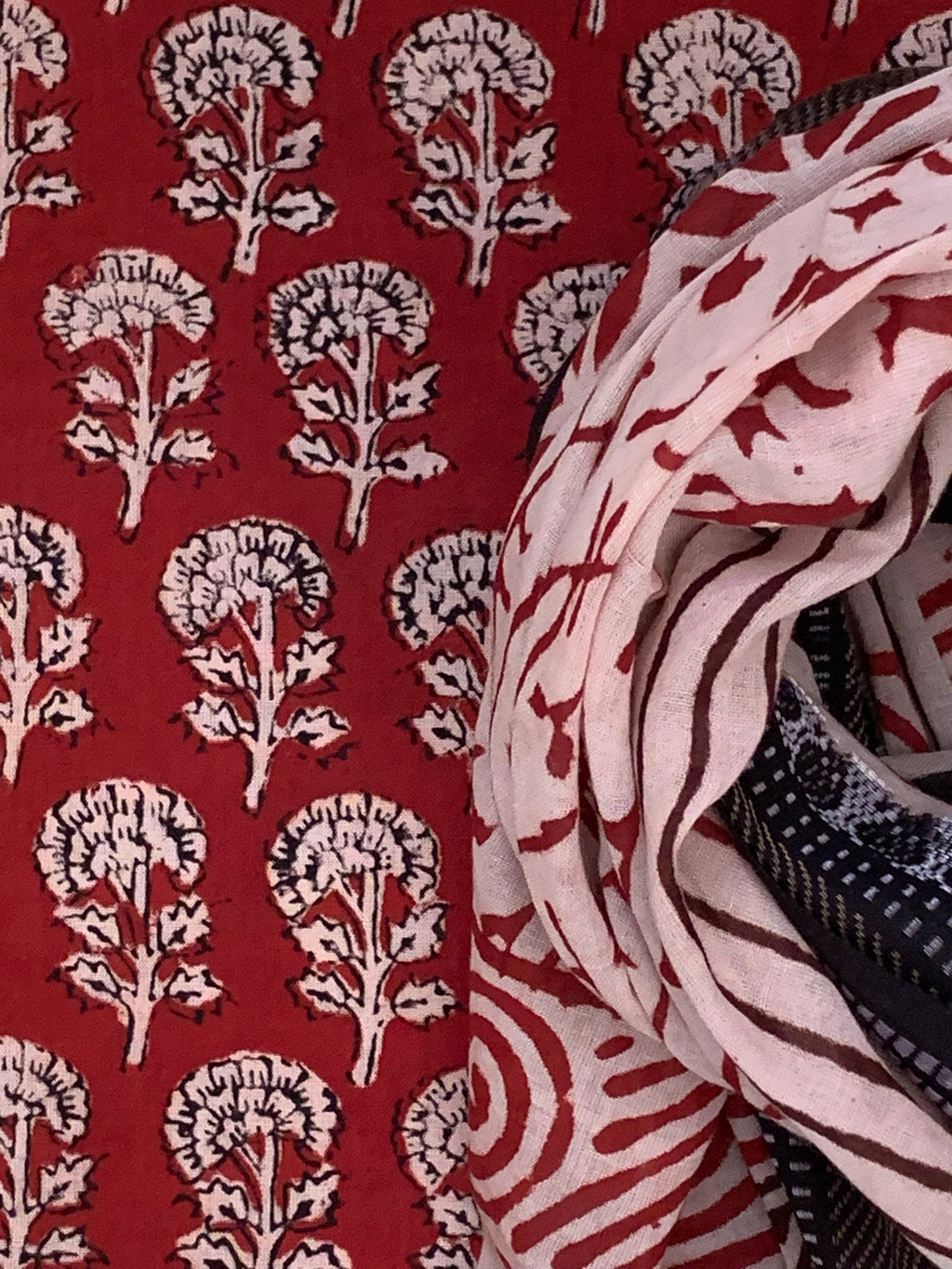 Handblock Cotton Suit