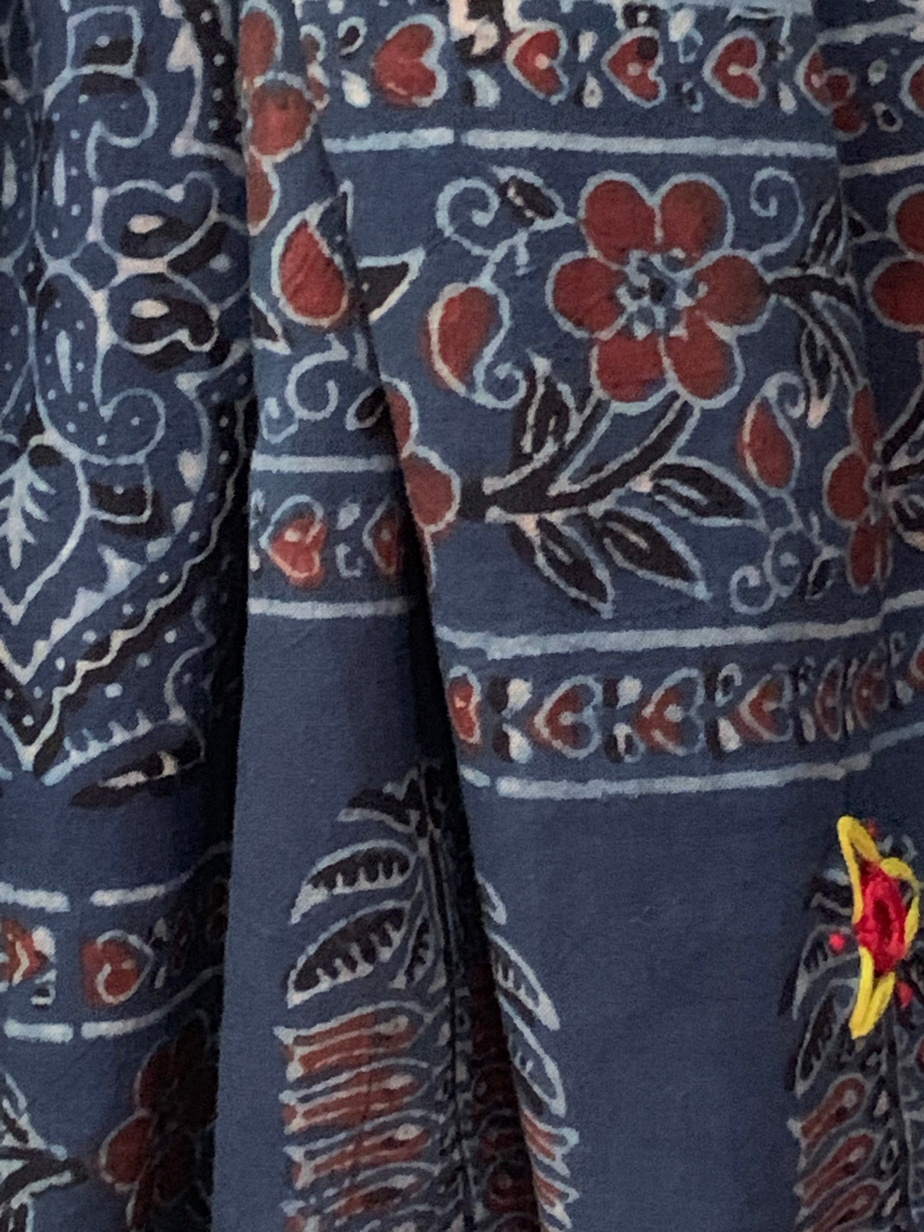 Handcrafted Ajrakh Kurta Dupatta set