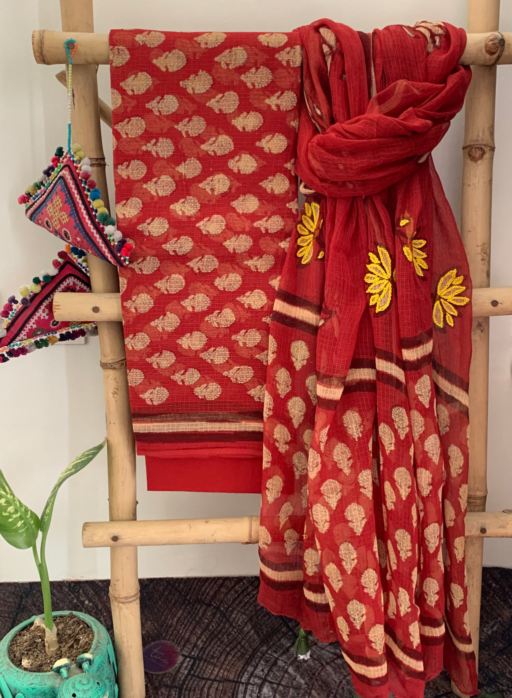 Handcrafted kota suit