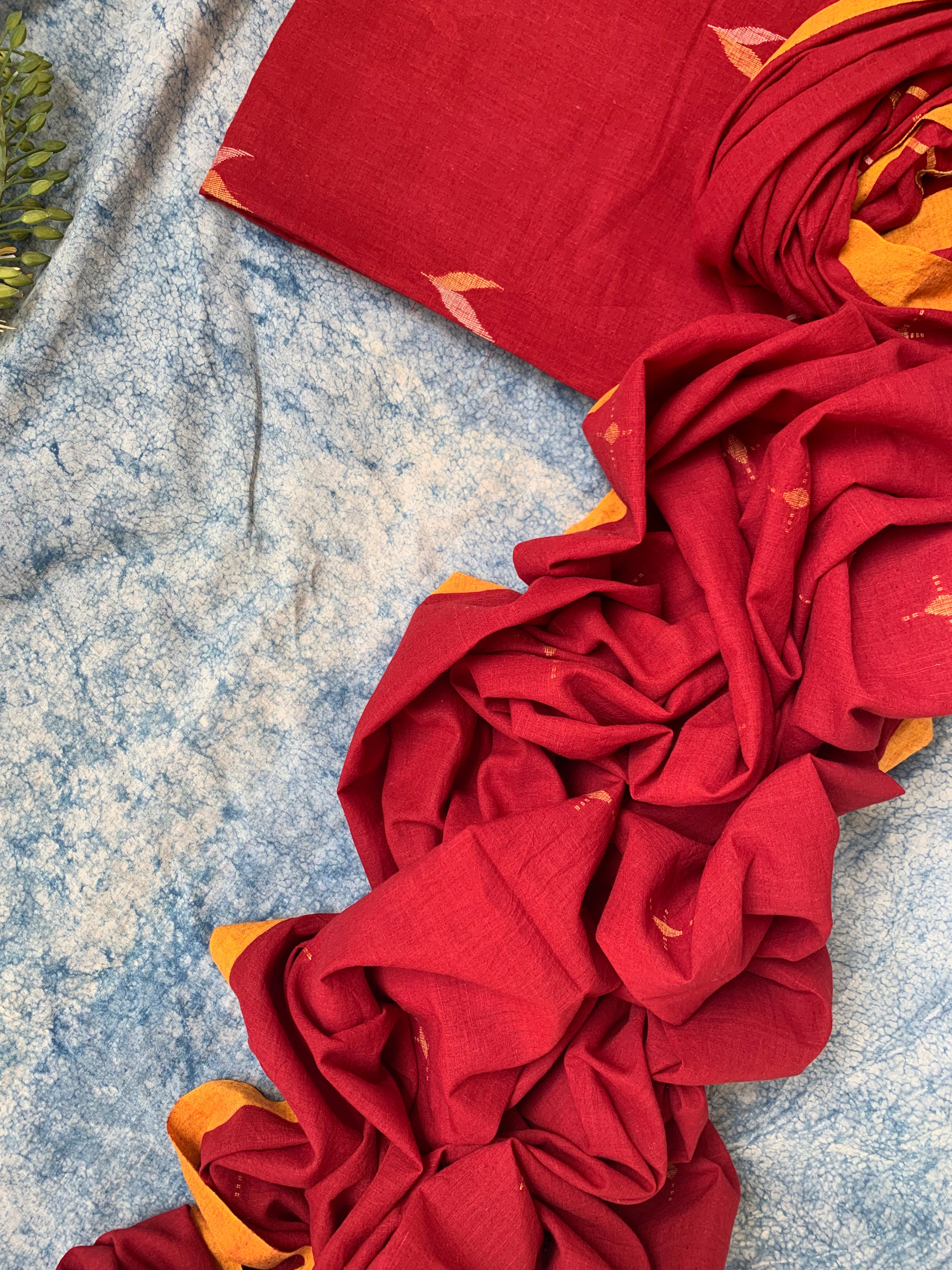 Ishq - Handwoven Bengal Jamdani Kurta Dupatta set