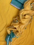 Handwoven Maheshwari Kurta dupatta set