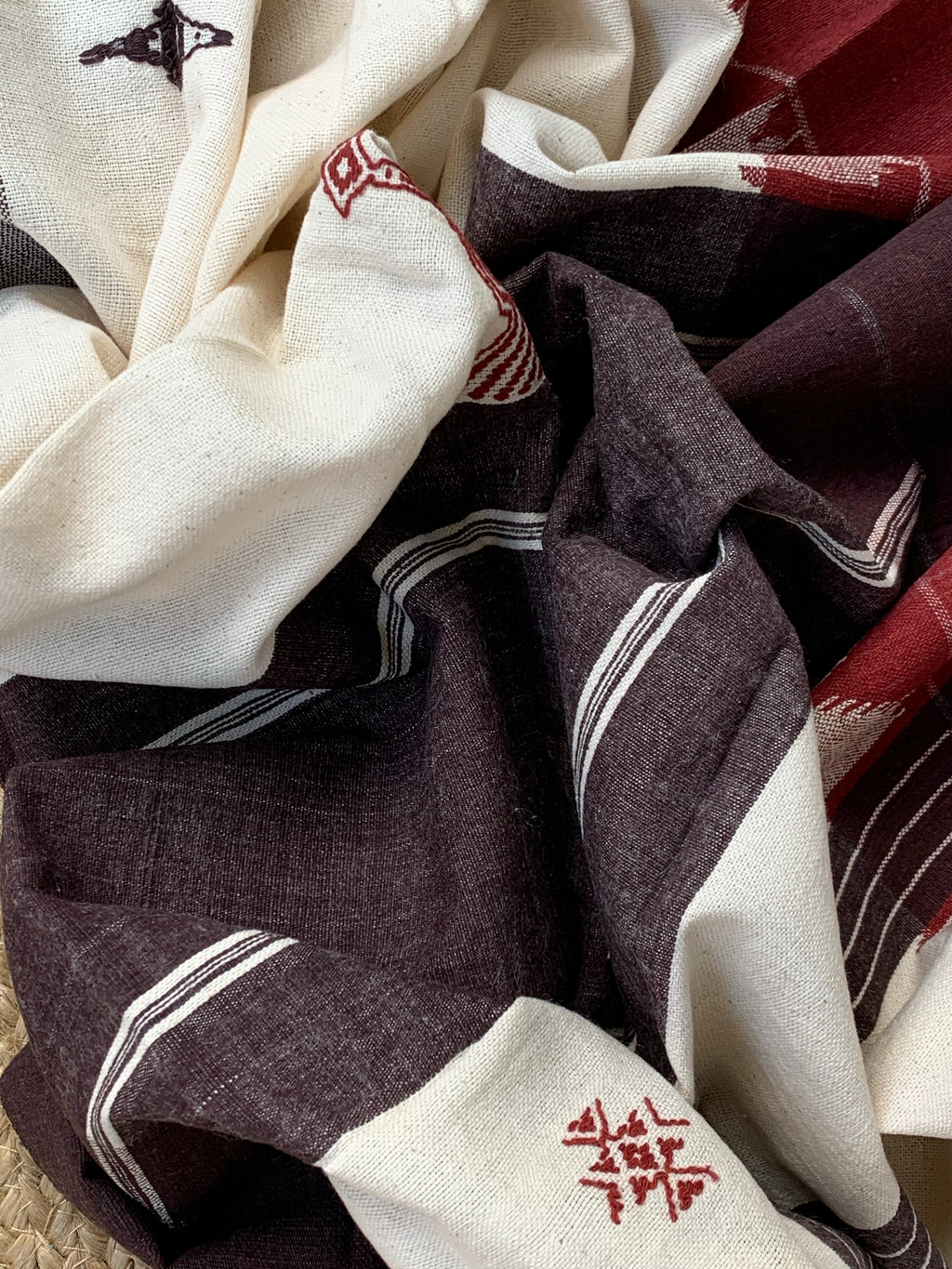 Handspun Handwoven Kotpad Kurta Dupatta Set