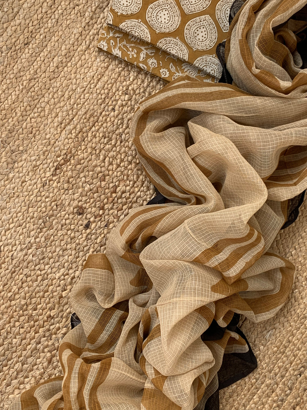 Handcrafted Cotton Kota Dupatta Suit