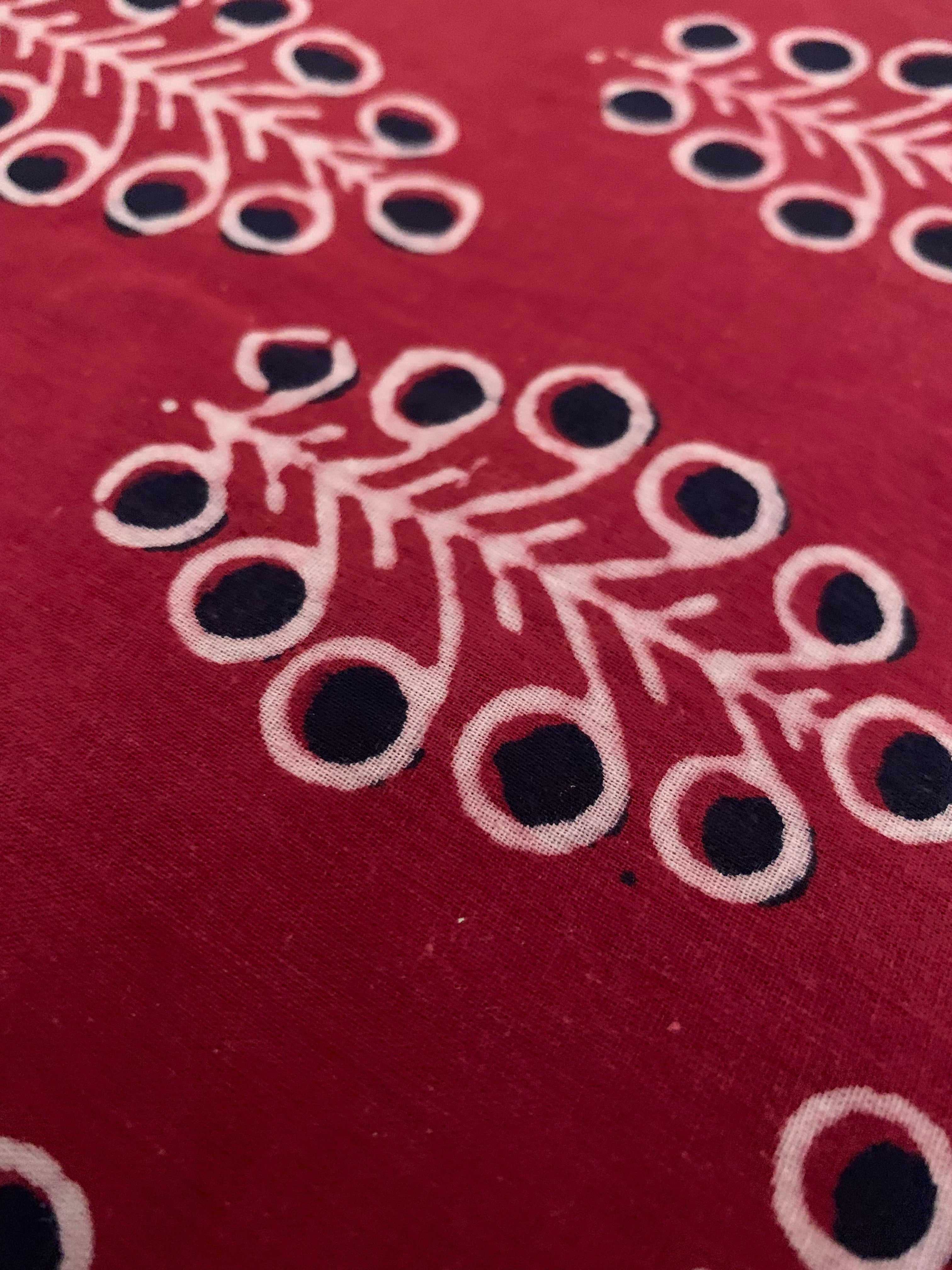 Hand Block Printed Cotton Kurta Bottom Set
