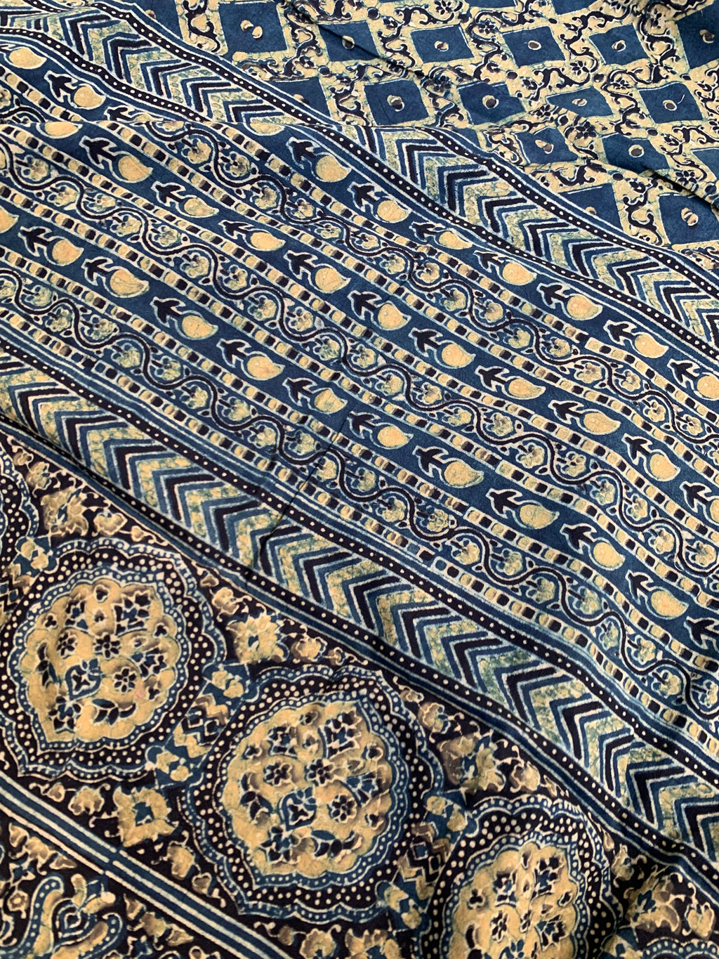 Natural Dyes Handblock Ajrakh Cotton Suit