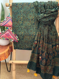 Handcrafted Ajrakh Kurta Dupatta set