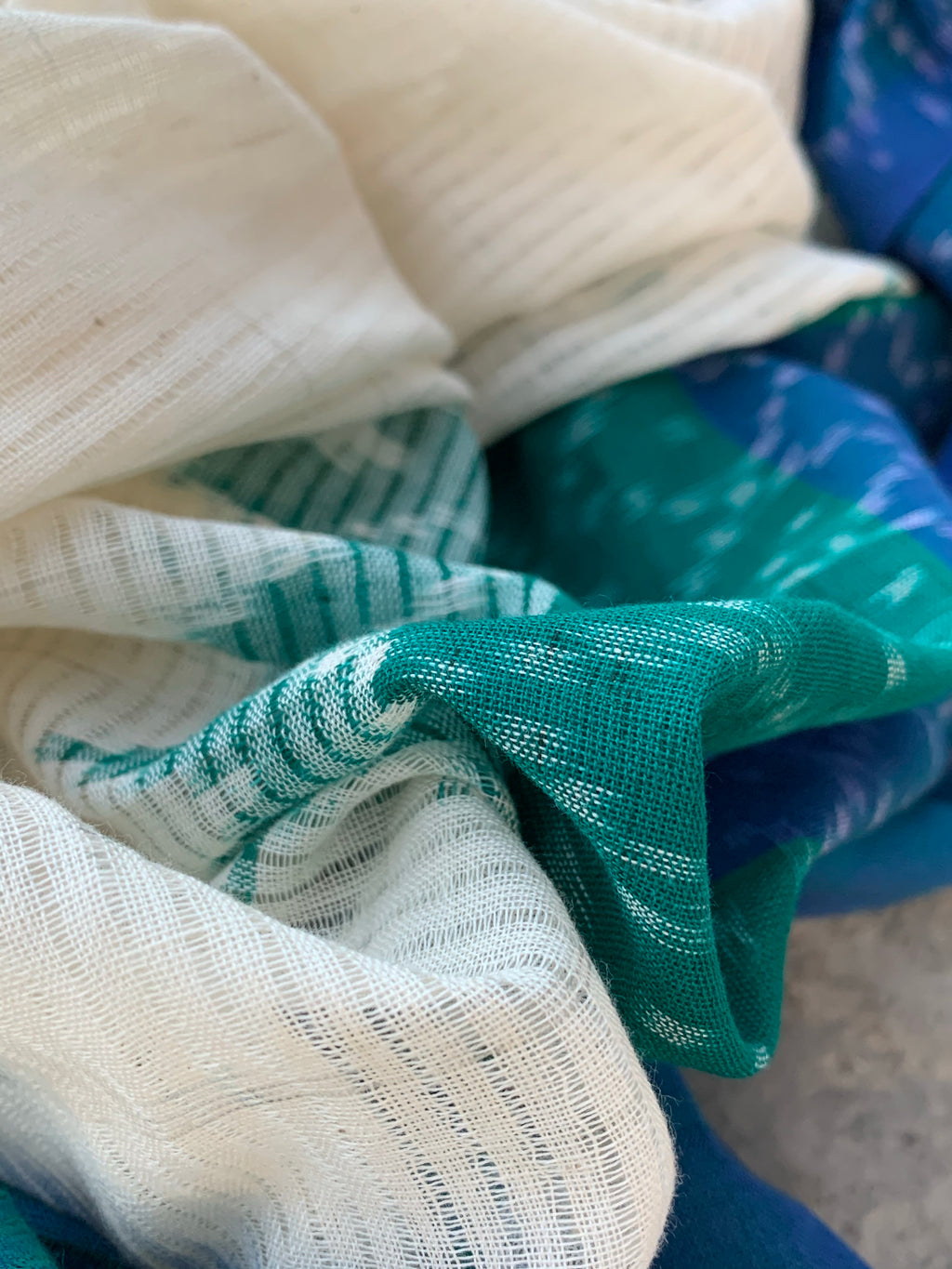 Handwoven Ikat Kurta  Dupatta set