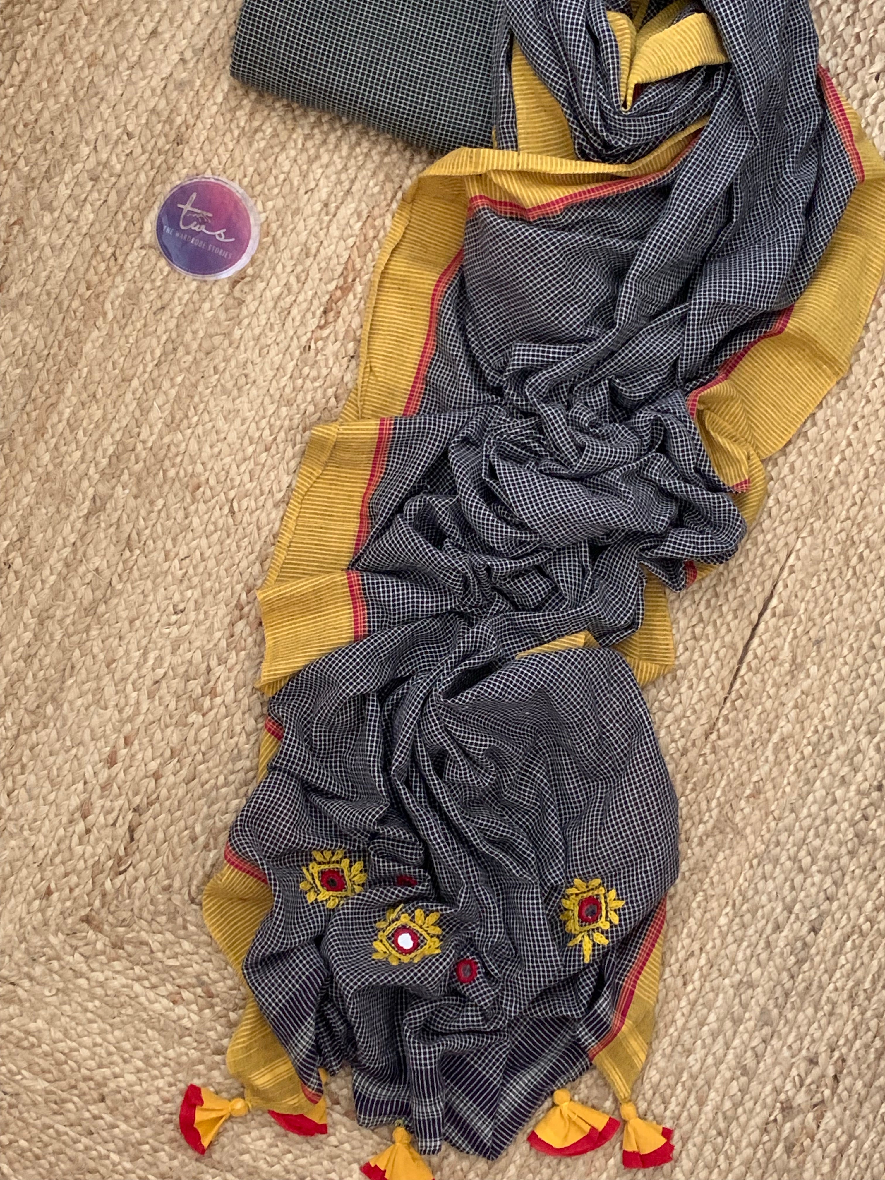 Handspun Handwoven Kurta Dupatta Set