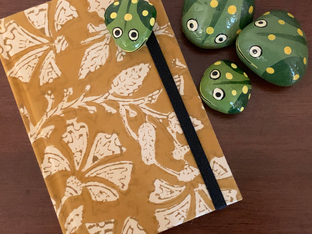 Block Print Fabric Cover Diary