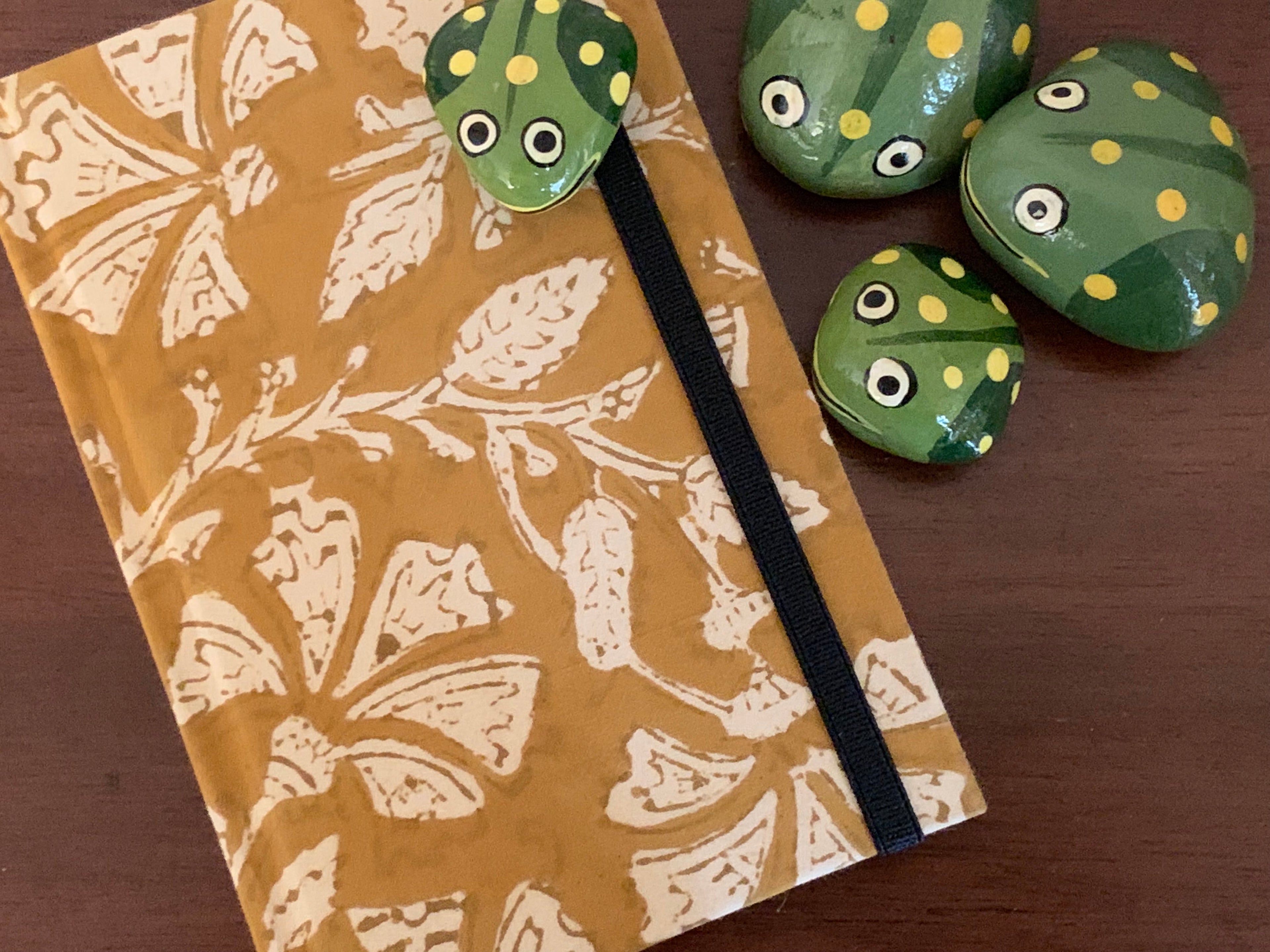 Block Print Fabric Cover Diary