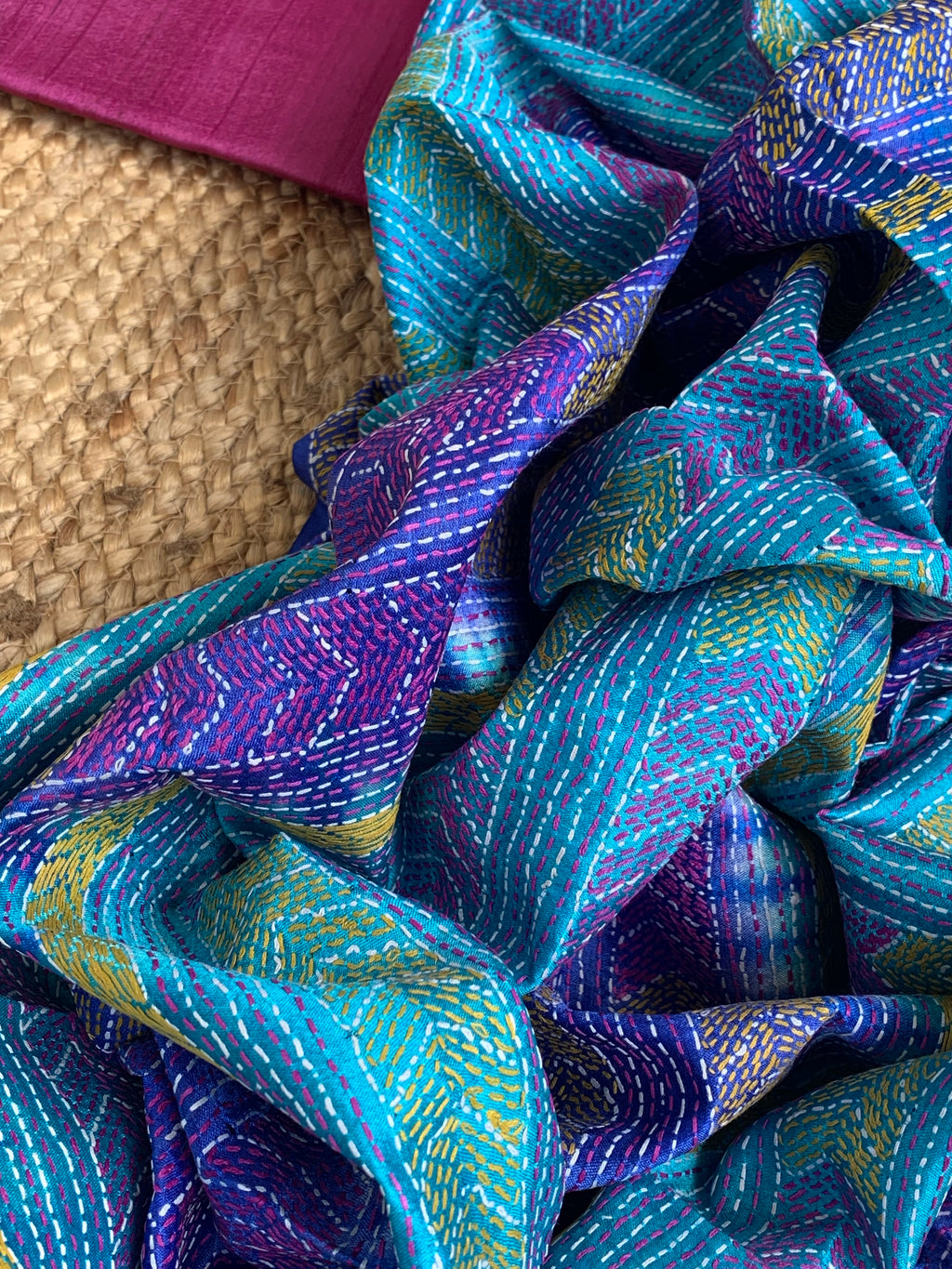 Handwoven Tussar Silk Kurta Dupatta Set