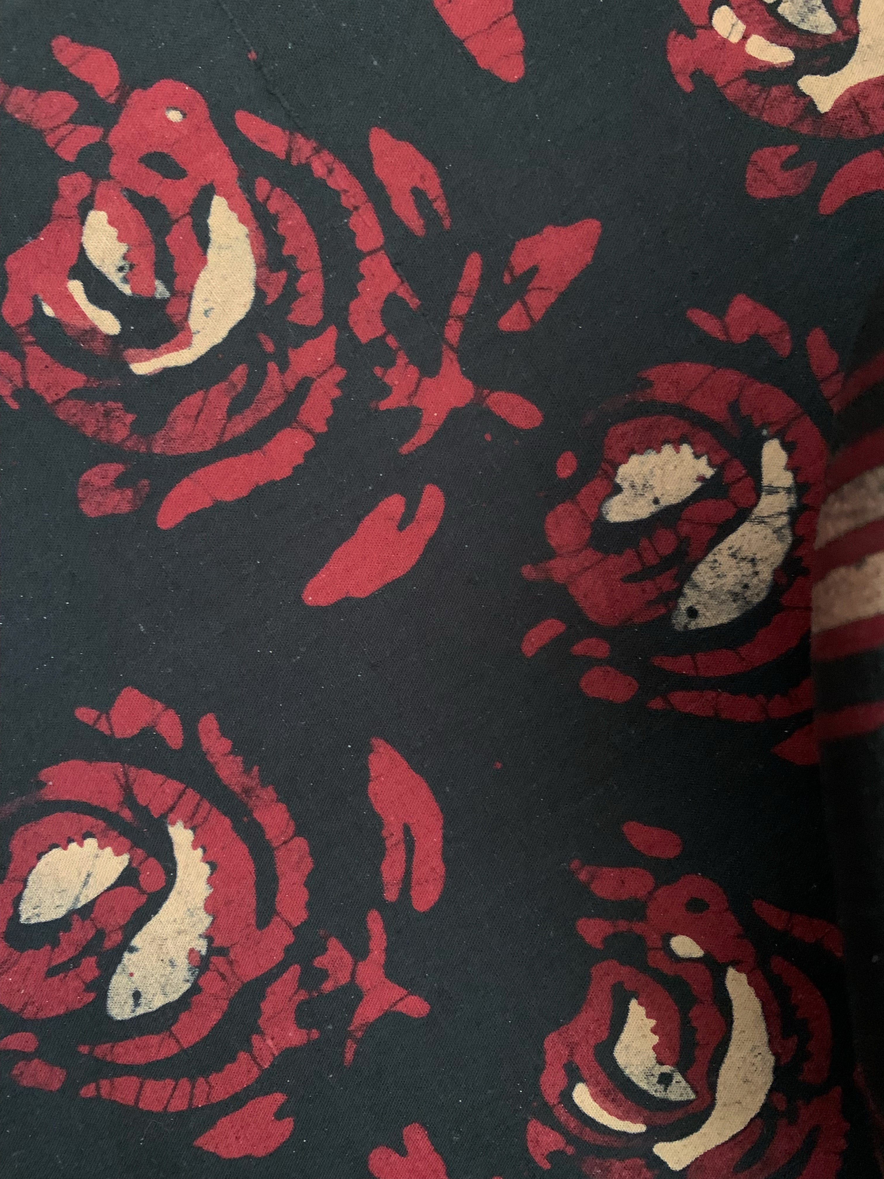 Handblock Batik Cotton Chanderi Suit