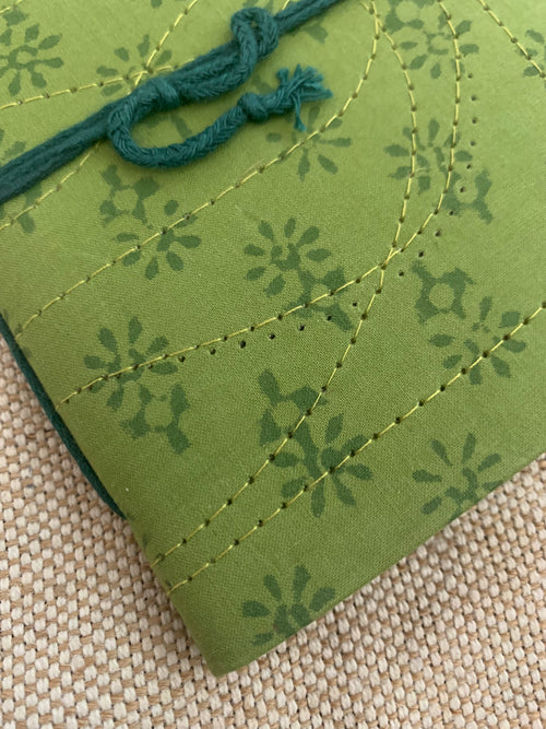 Block Print Fabric Cover Diary