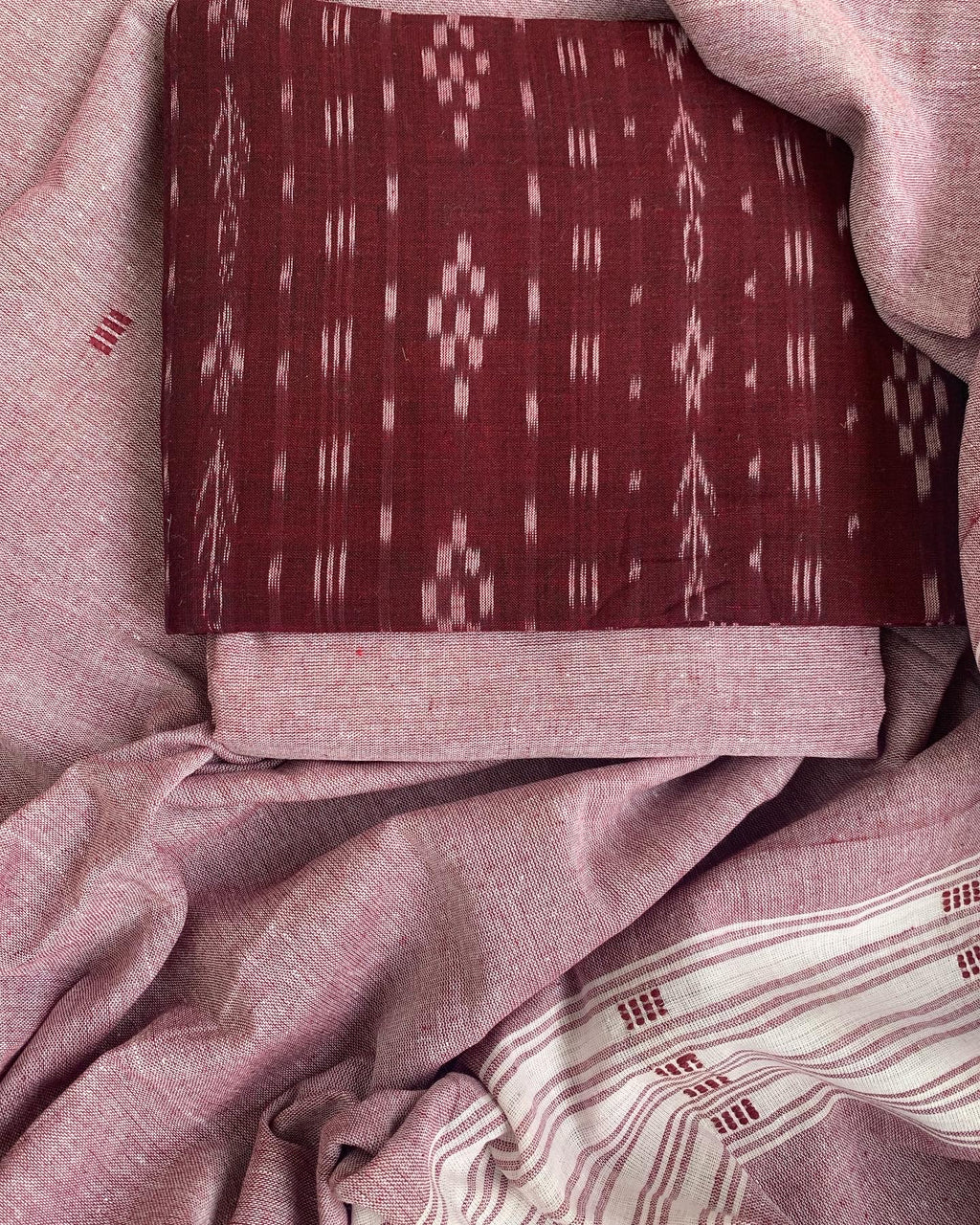 Handcrafted cotton suit