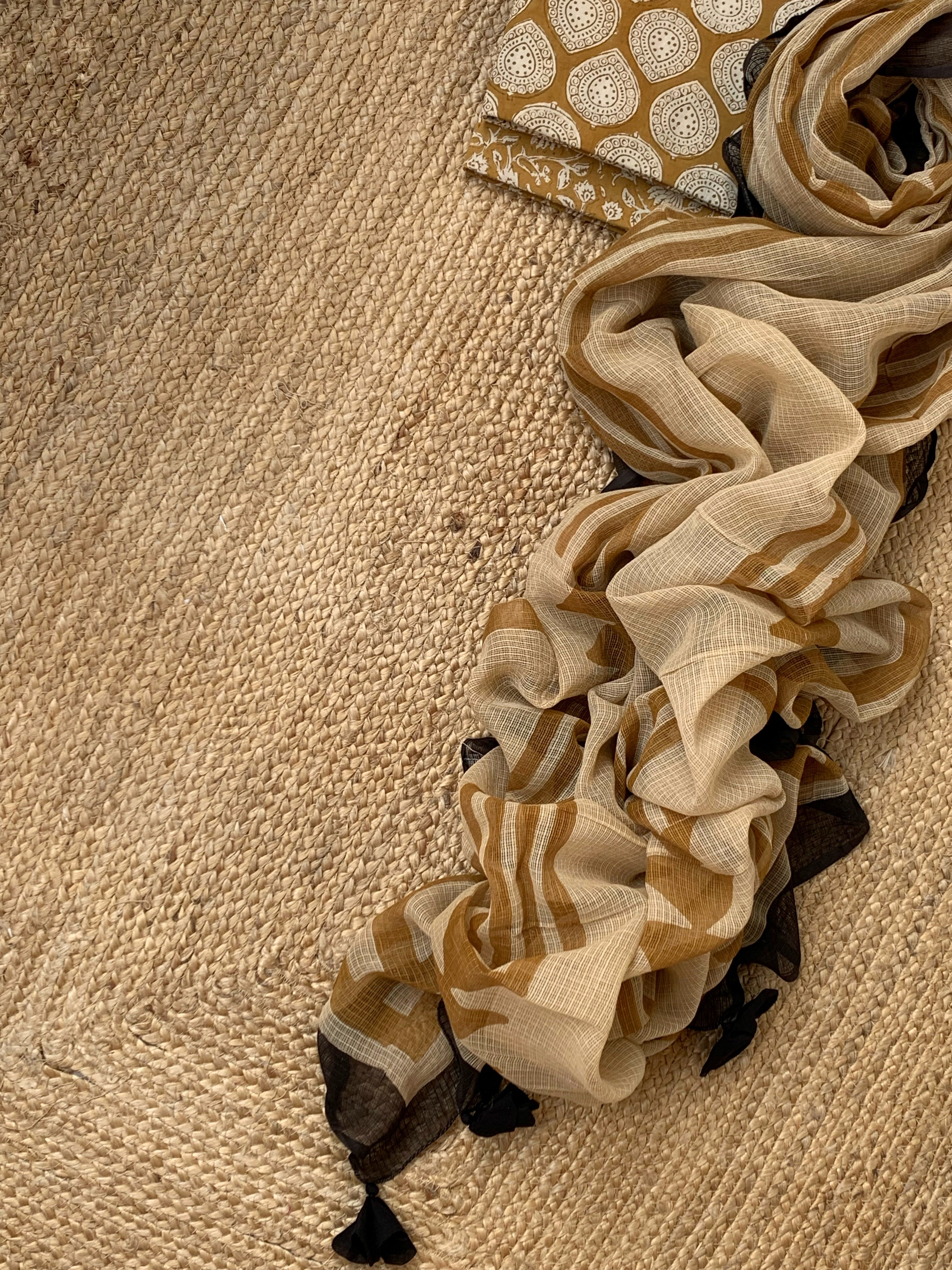 Handcrafted Cotton Kota Dupatta Suit