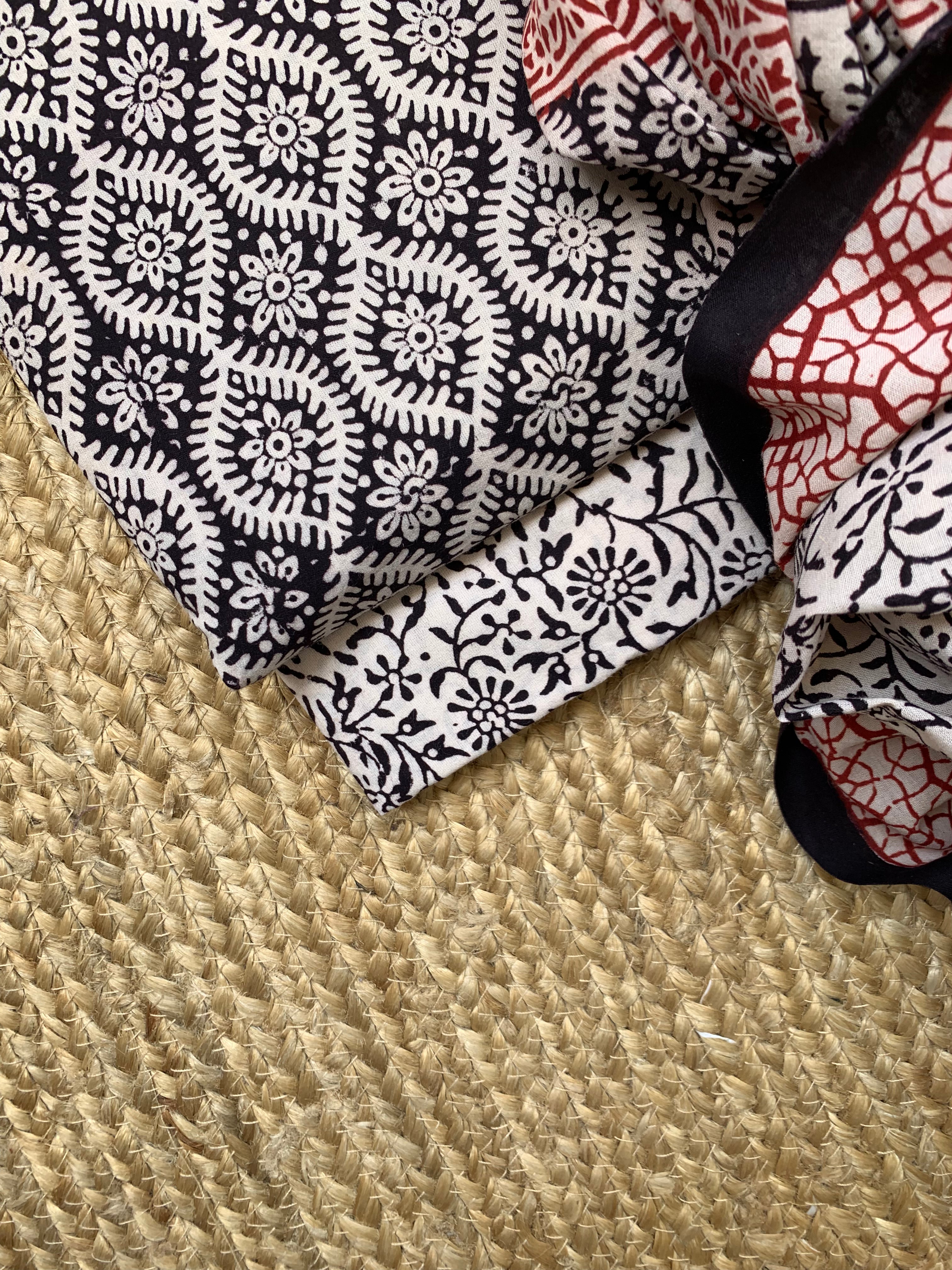 Natural Dyed Bagh Block Print Cotton Suit
