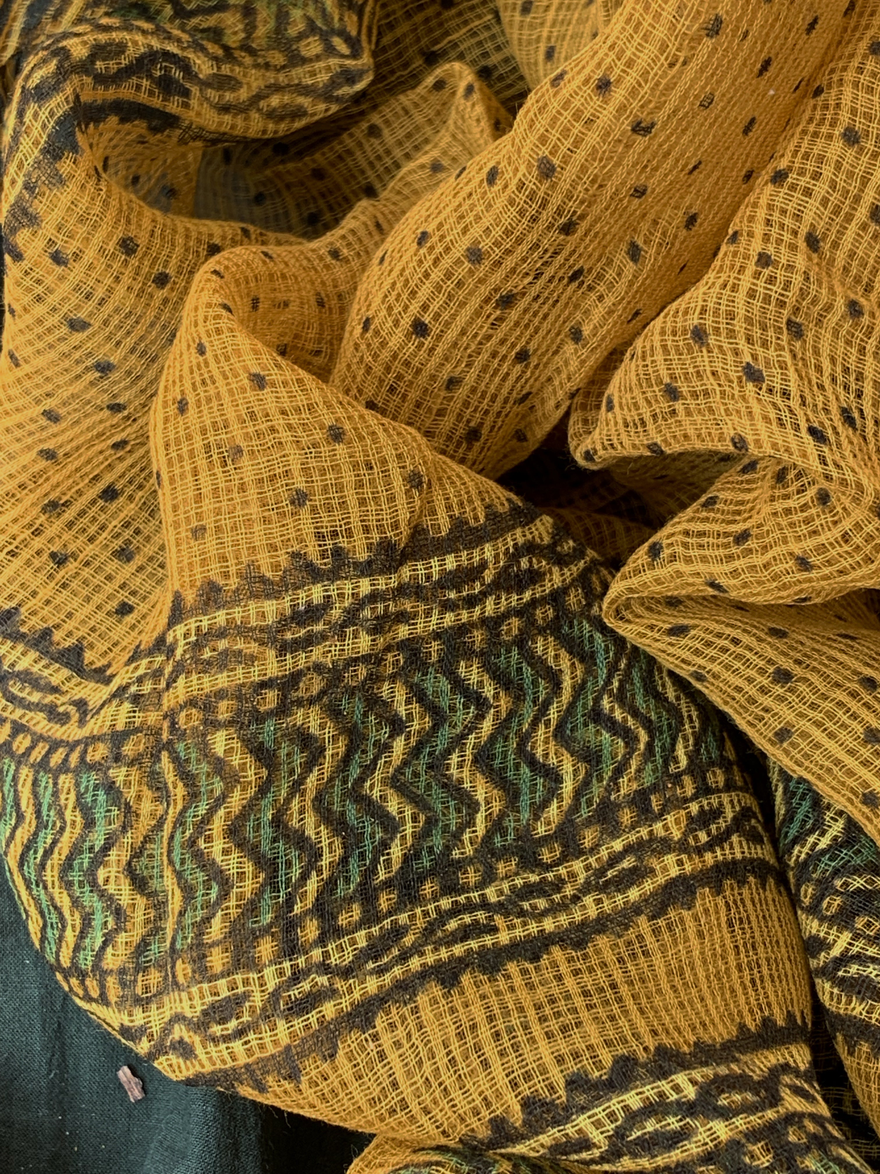 Handblock Ajrakh Cotton Kota Suit