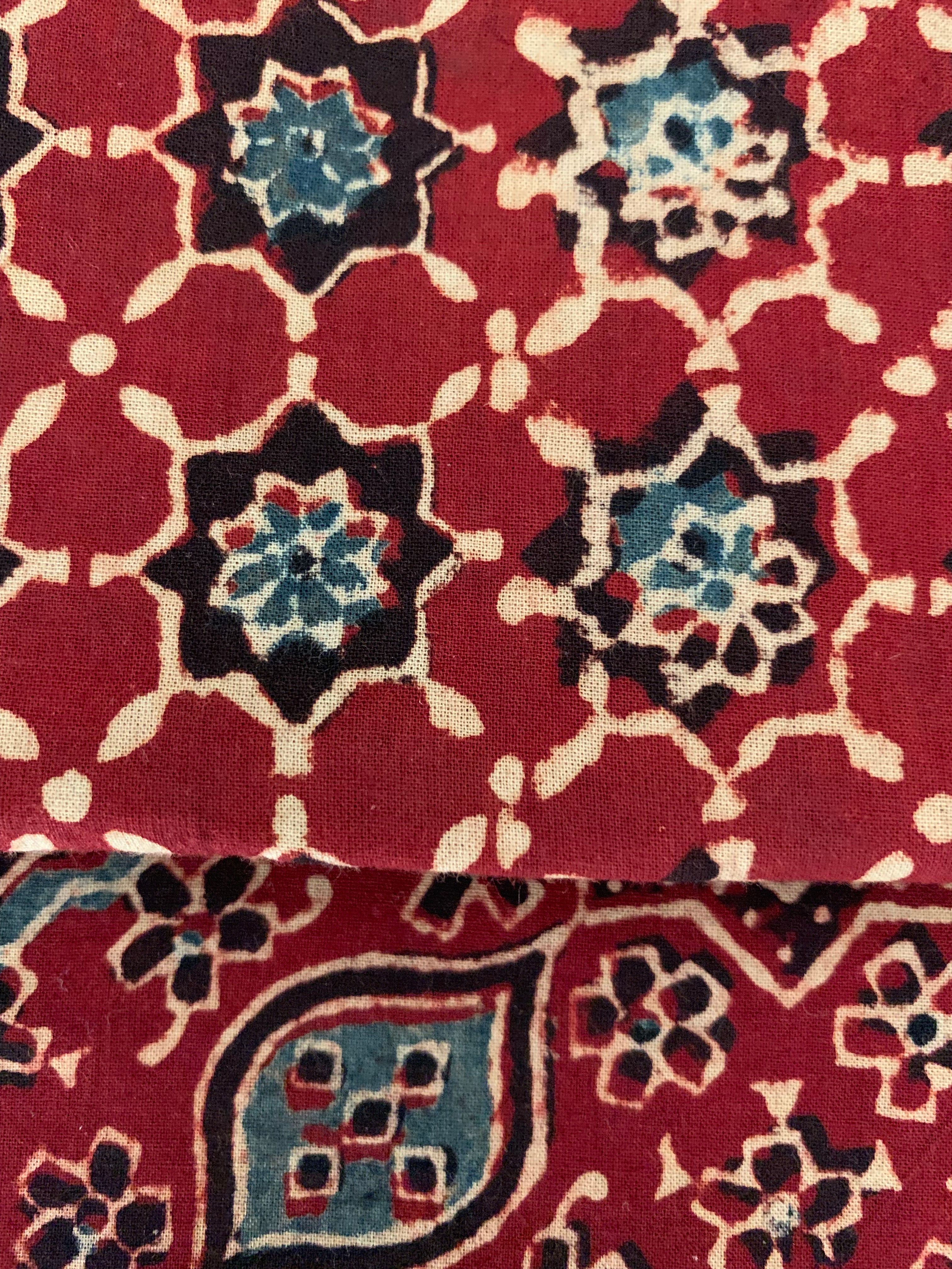 Handblock Ajrakh Suit
