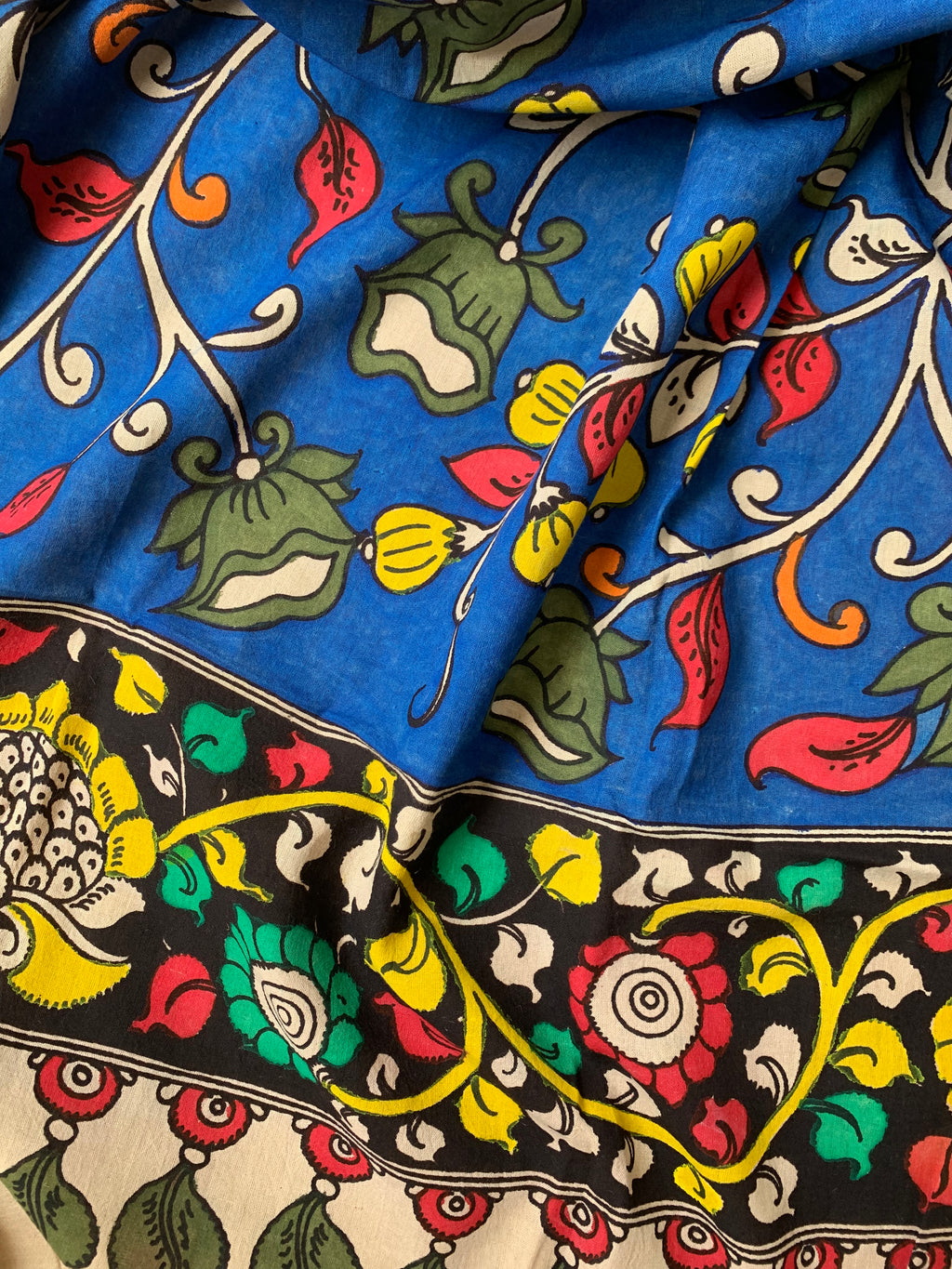 Handwoven Handcrafted Kalamkari Kurta Dupatta Set