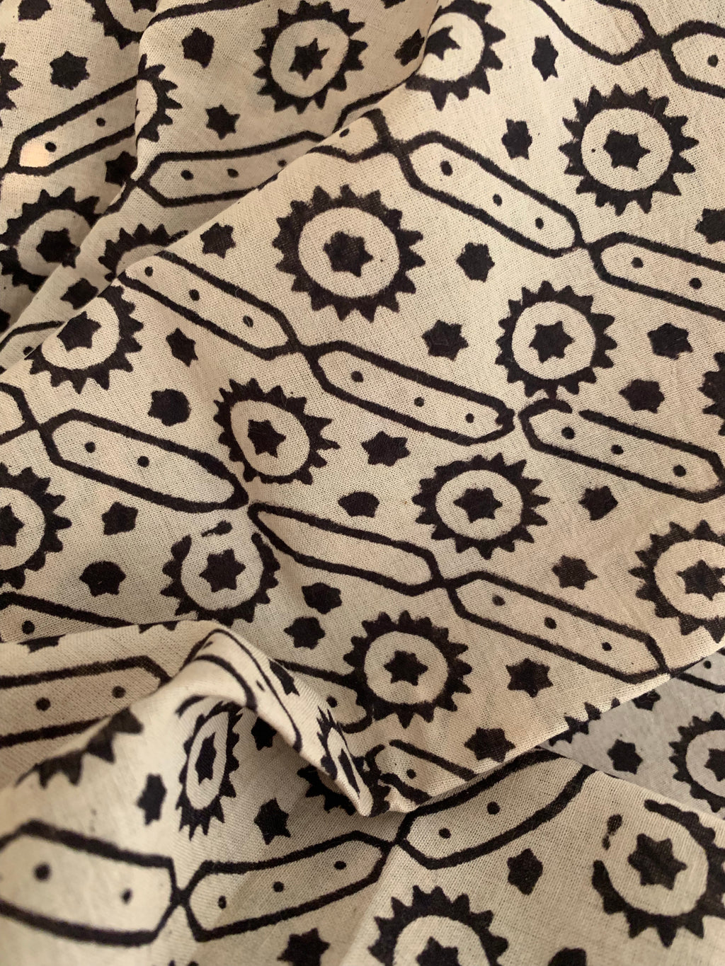 Handblock Printed Cotton Saree