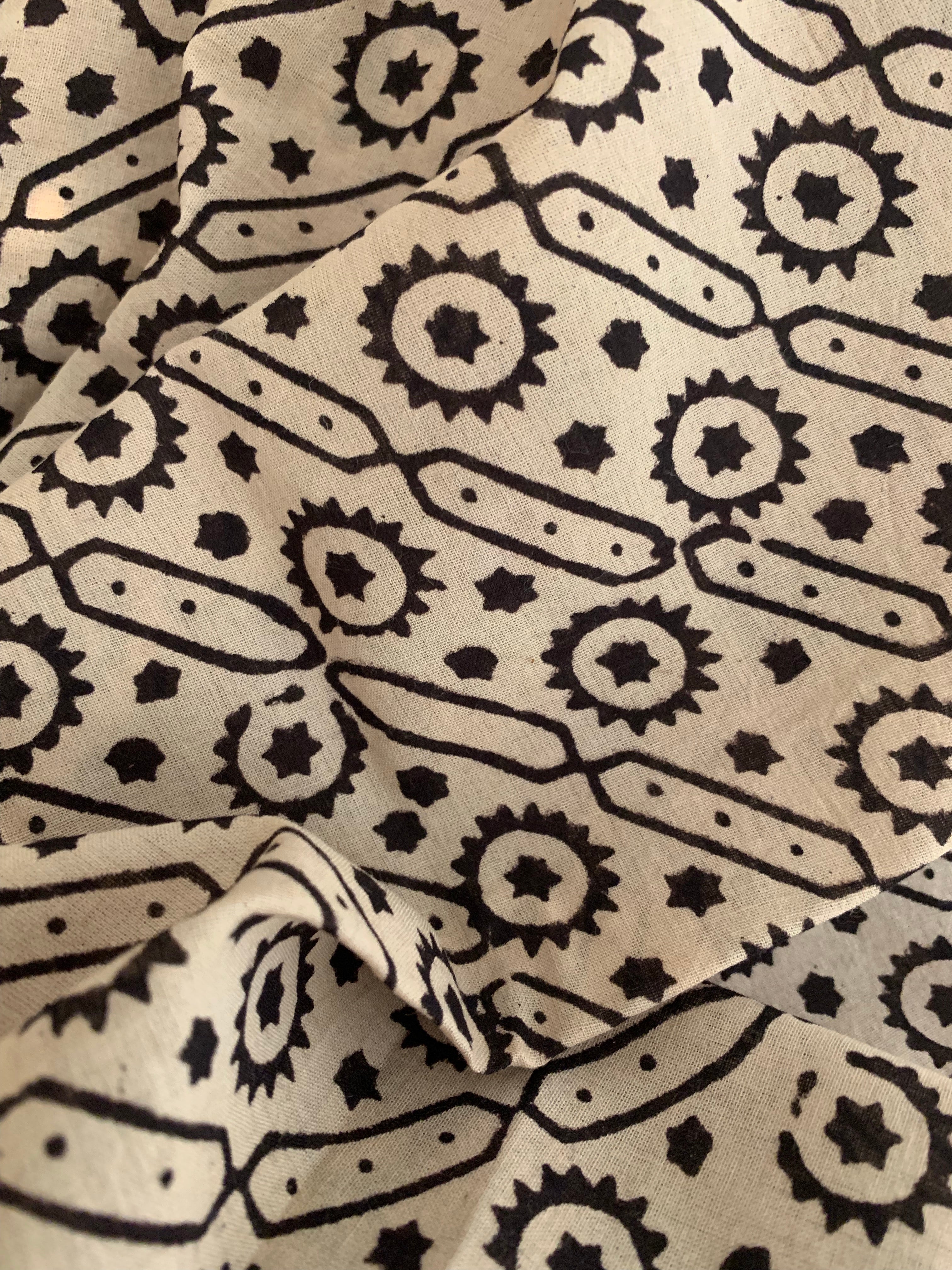 Handblock Printed Cotton Saree