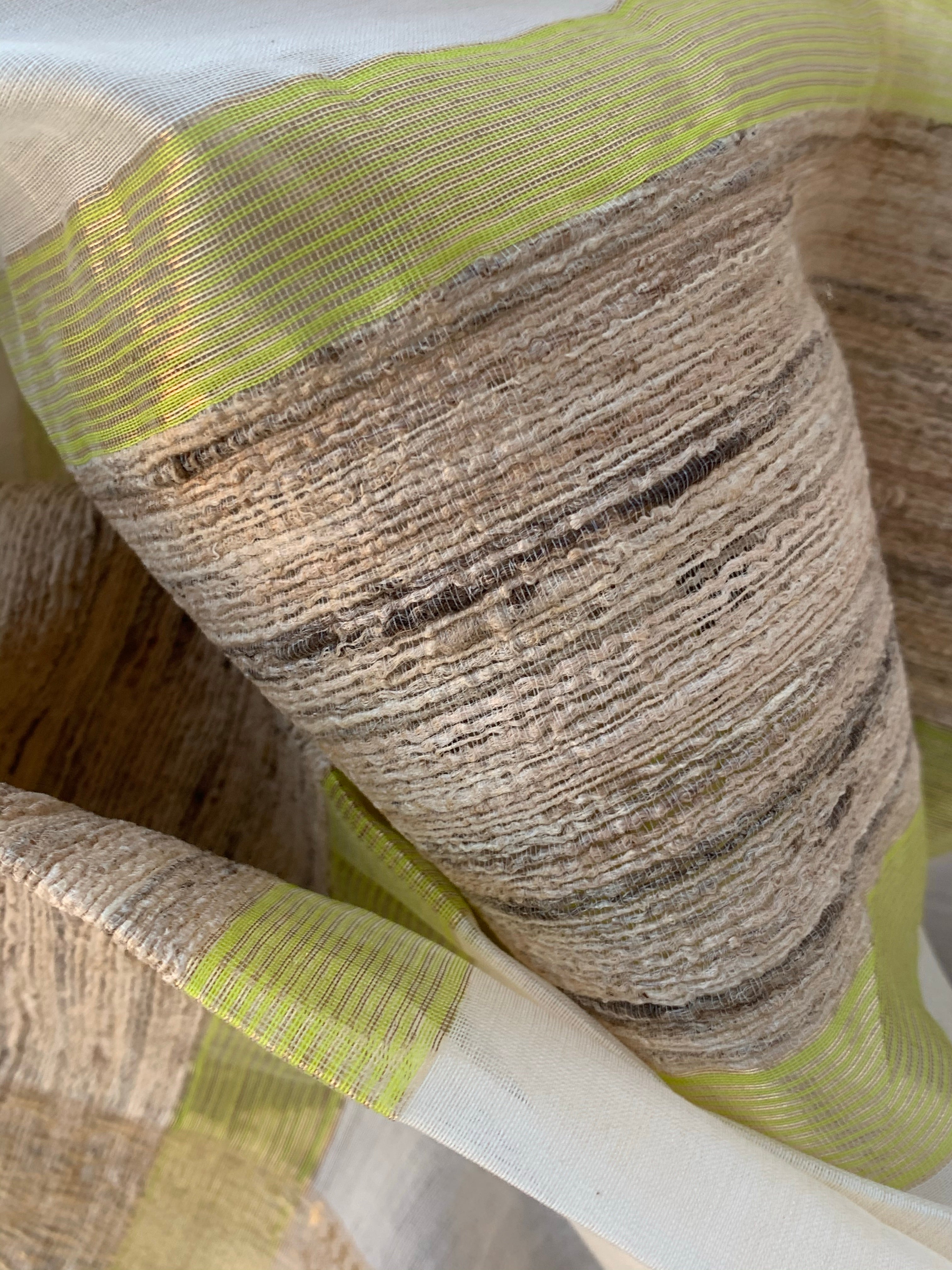 Handwoven Maheshwari Kurta dupatta set