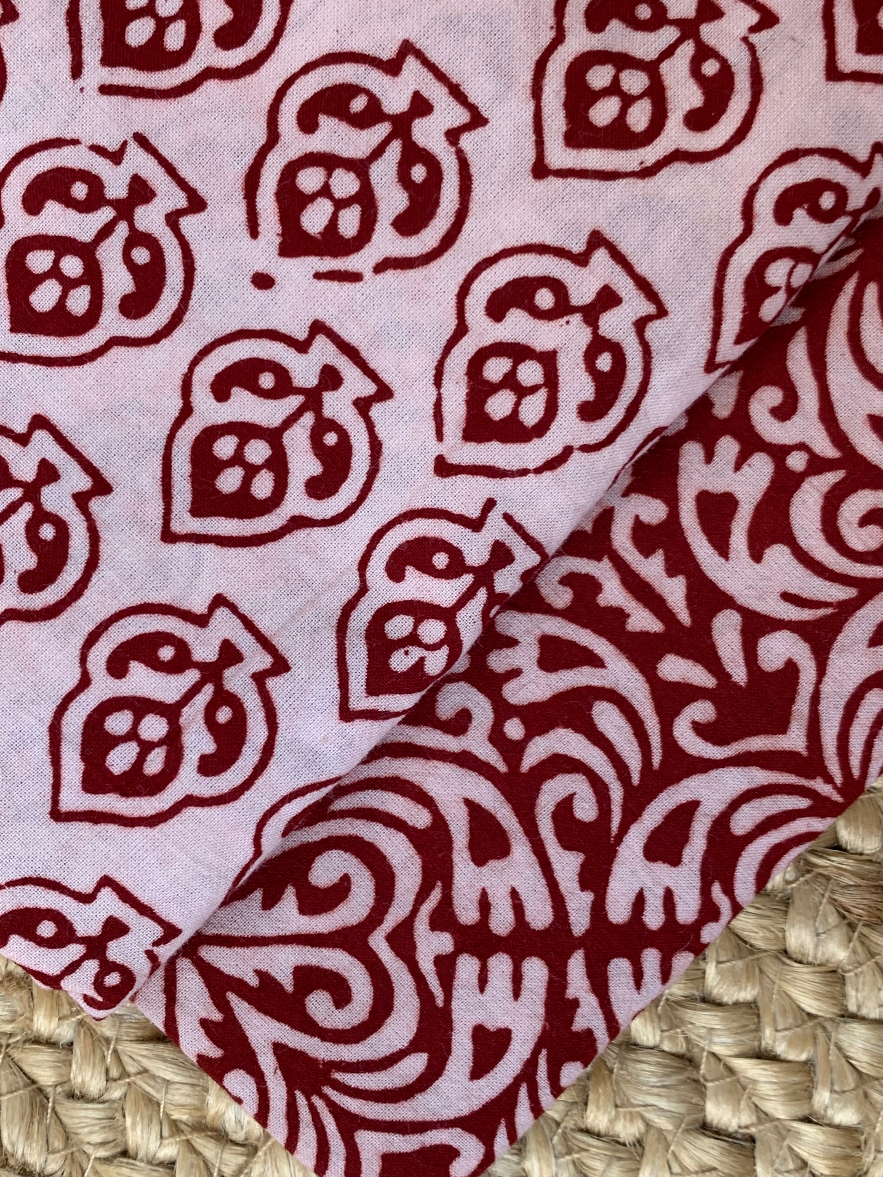 Natural Dyed Bagh Block Print Cotton Suit