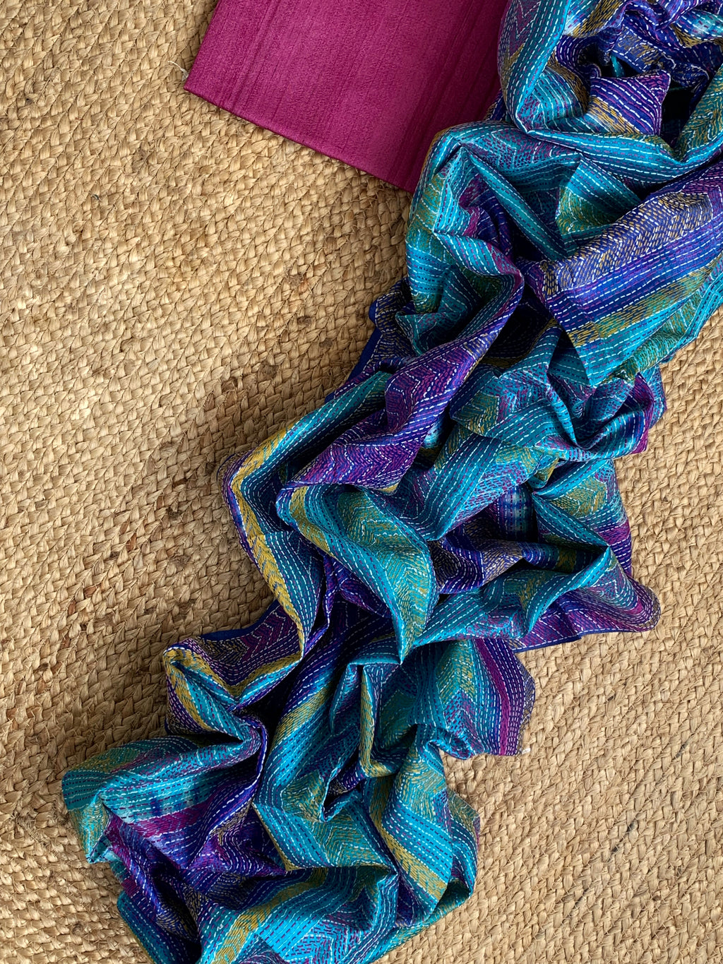 Handwoven Tussar Silk Kurta Dupatta Set