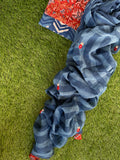 Handblock Cotton Kota Suit