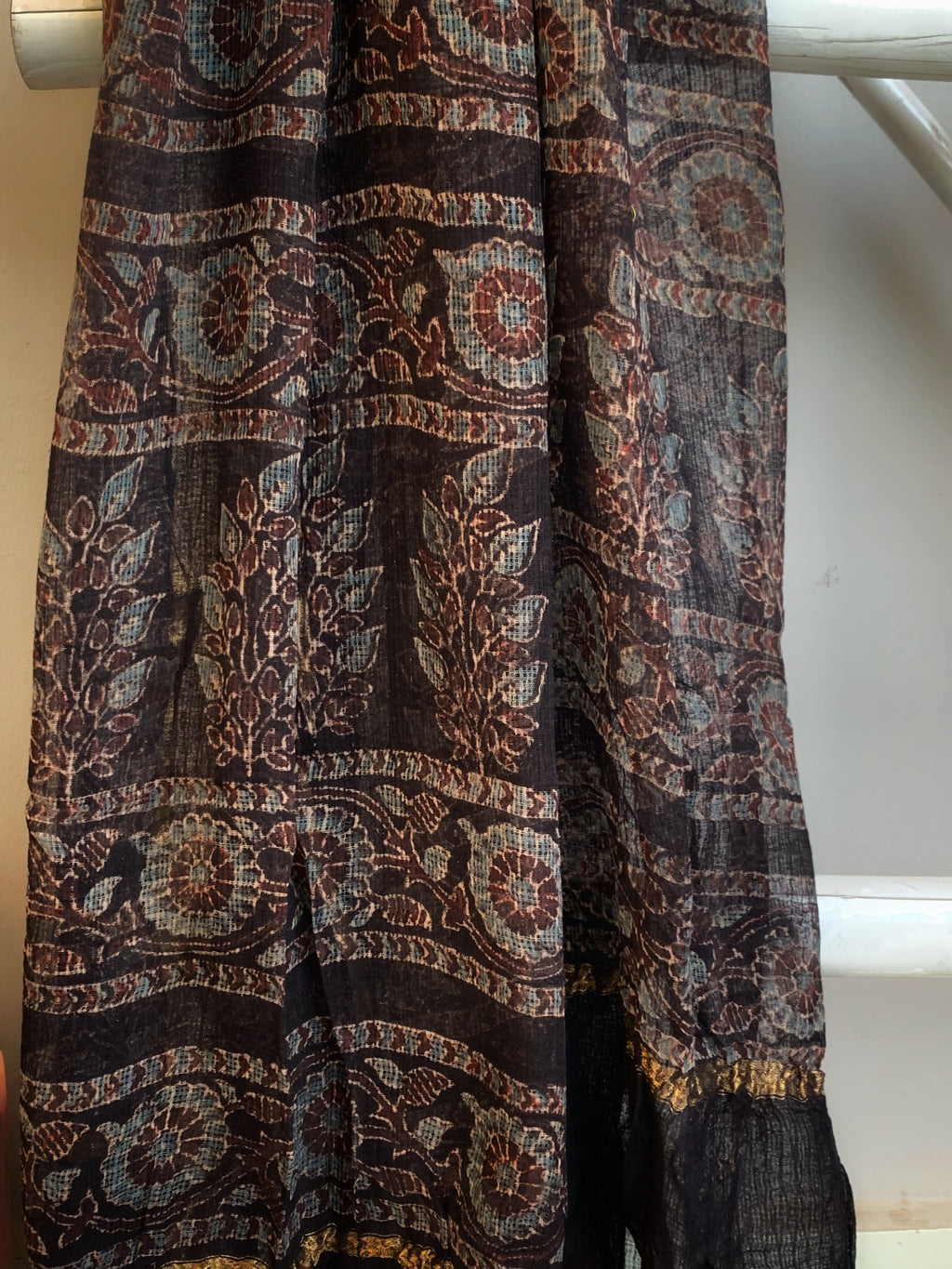 Handblock Ajrakh Kota Dupatta