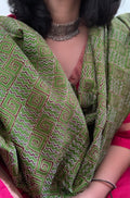 Handcrafted Kantha Cotton Silk Dupatta