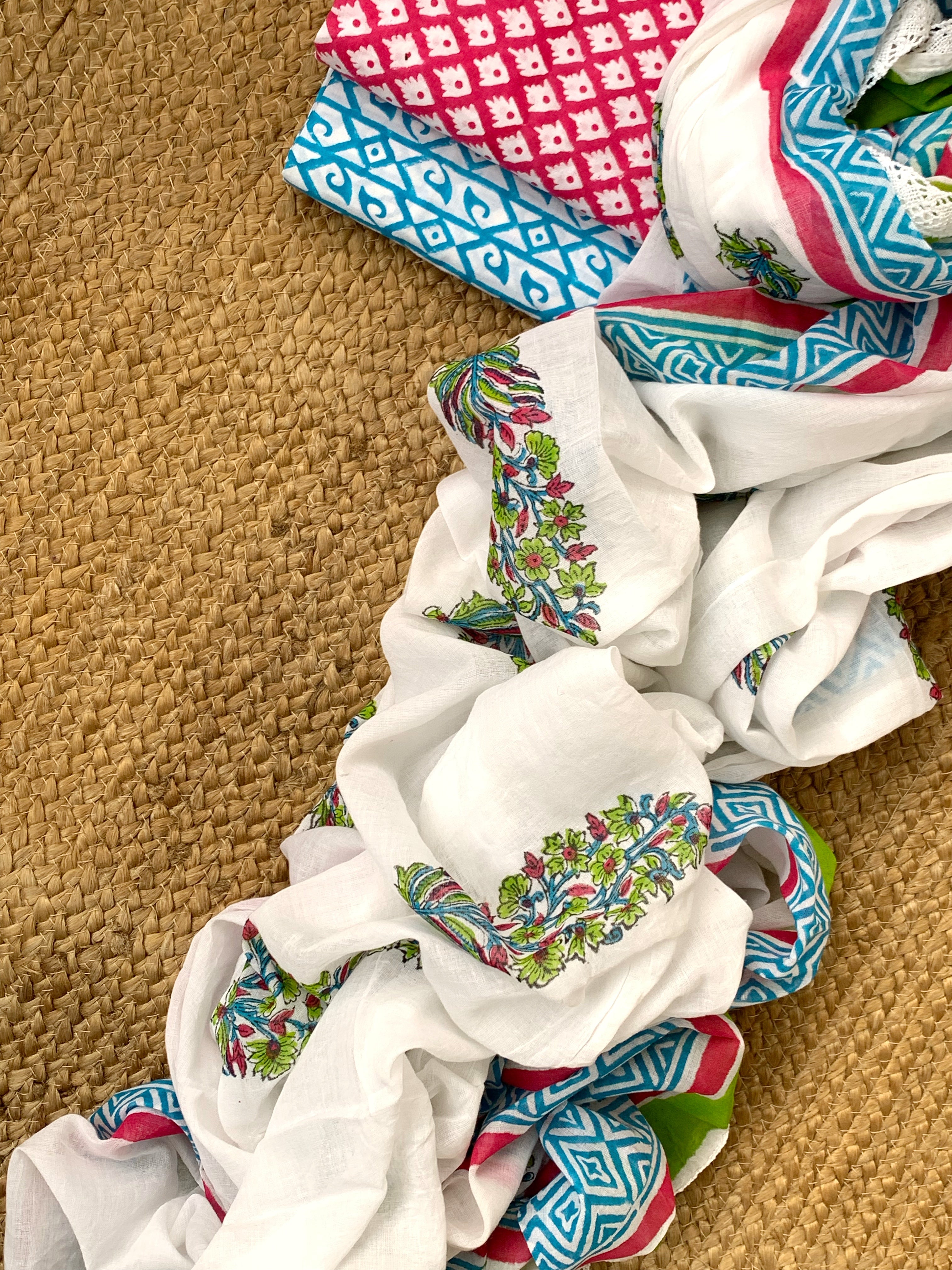 Handblock Cotton Suit