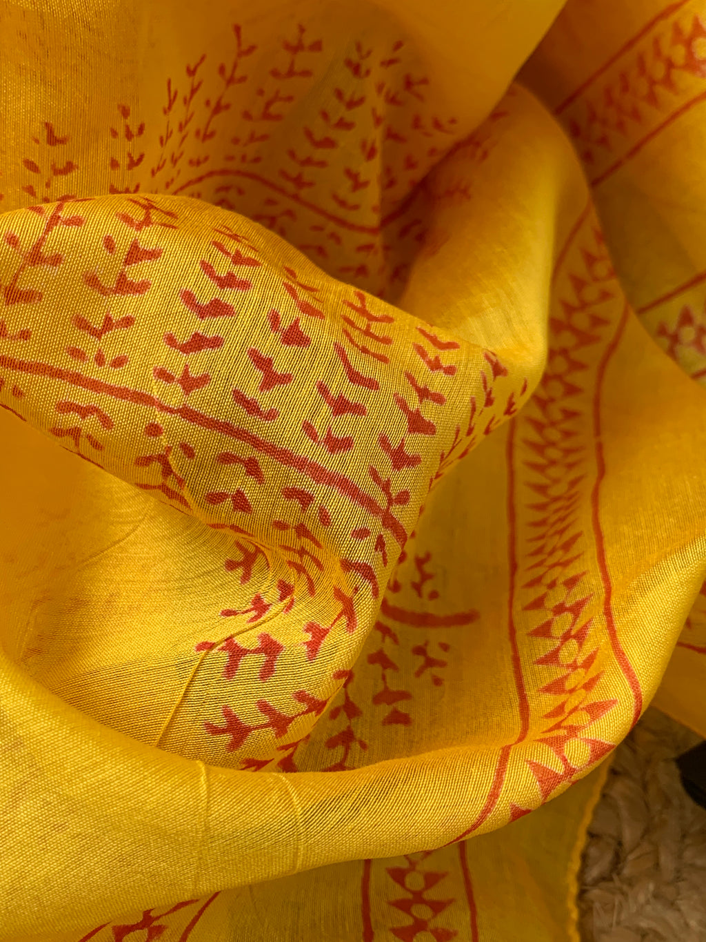 Handcrafted Cotton Chanderi Dupatta Suit