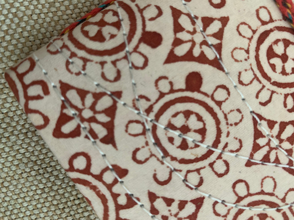 Block Print Fabric Cover Diary