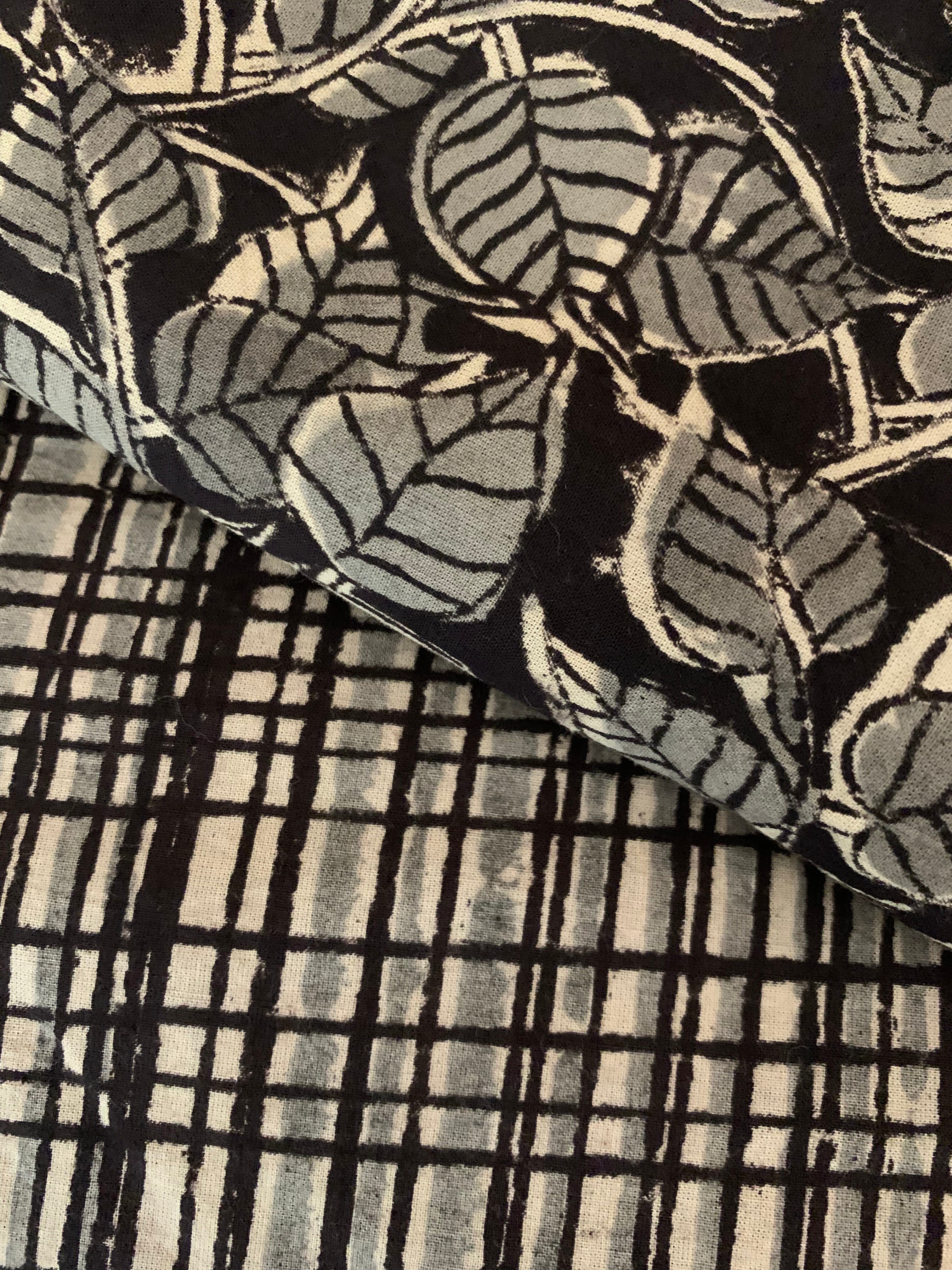 Hand Block Printed Kalamkari Natural Dyed Kurta Bottom Set