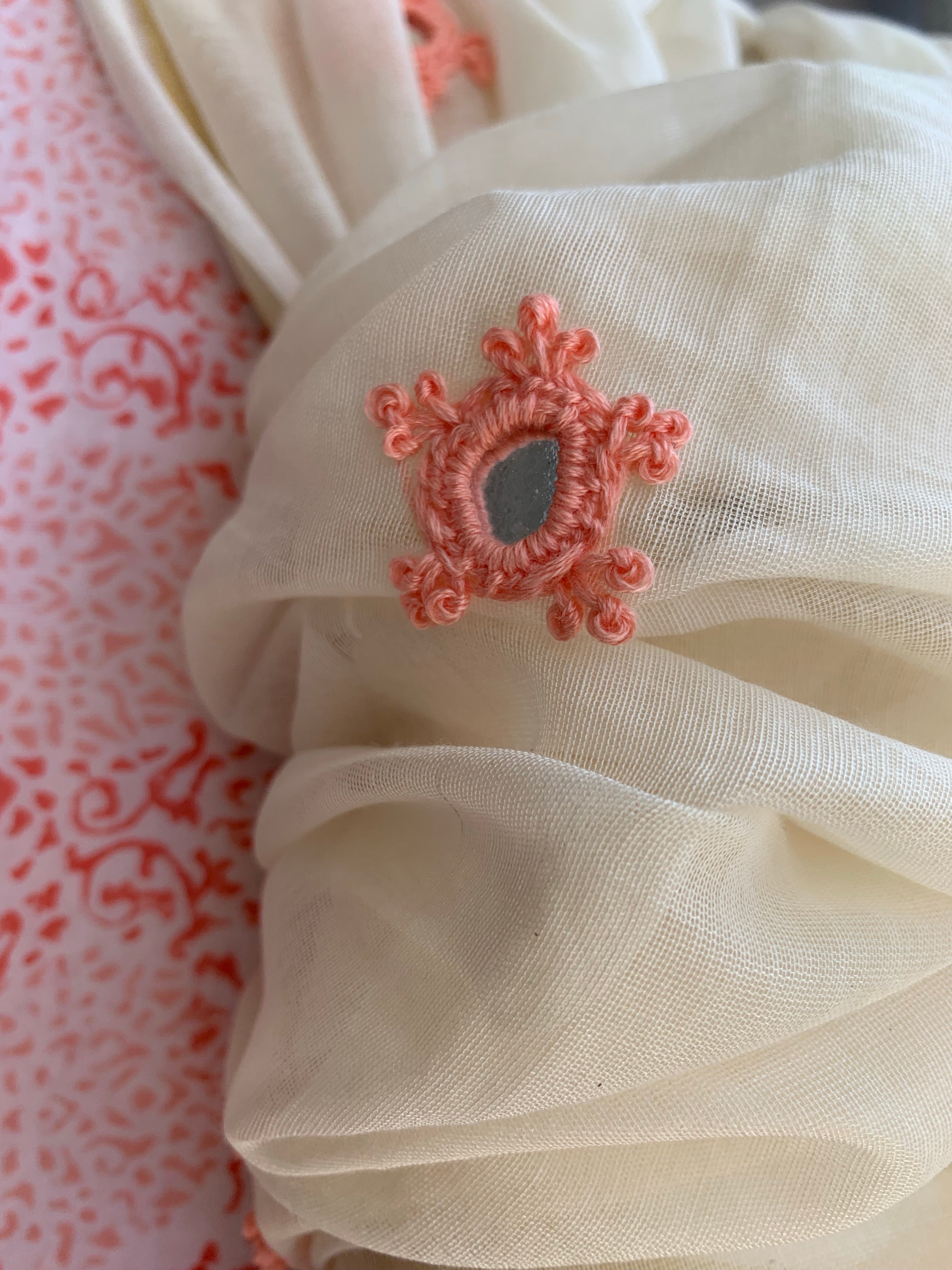 Handblock Cotton Chanderi Suit
