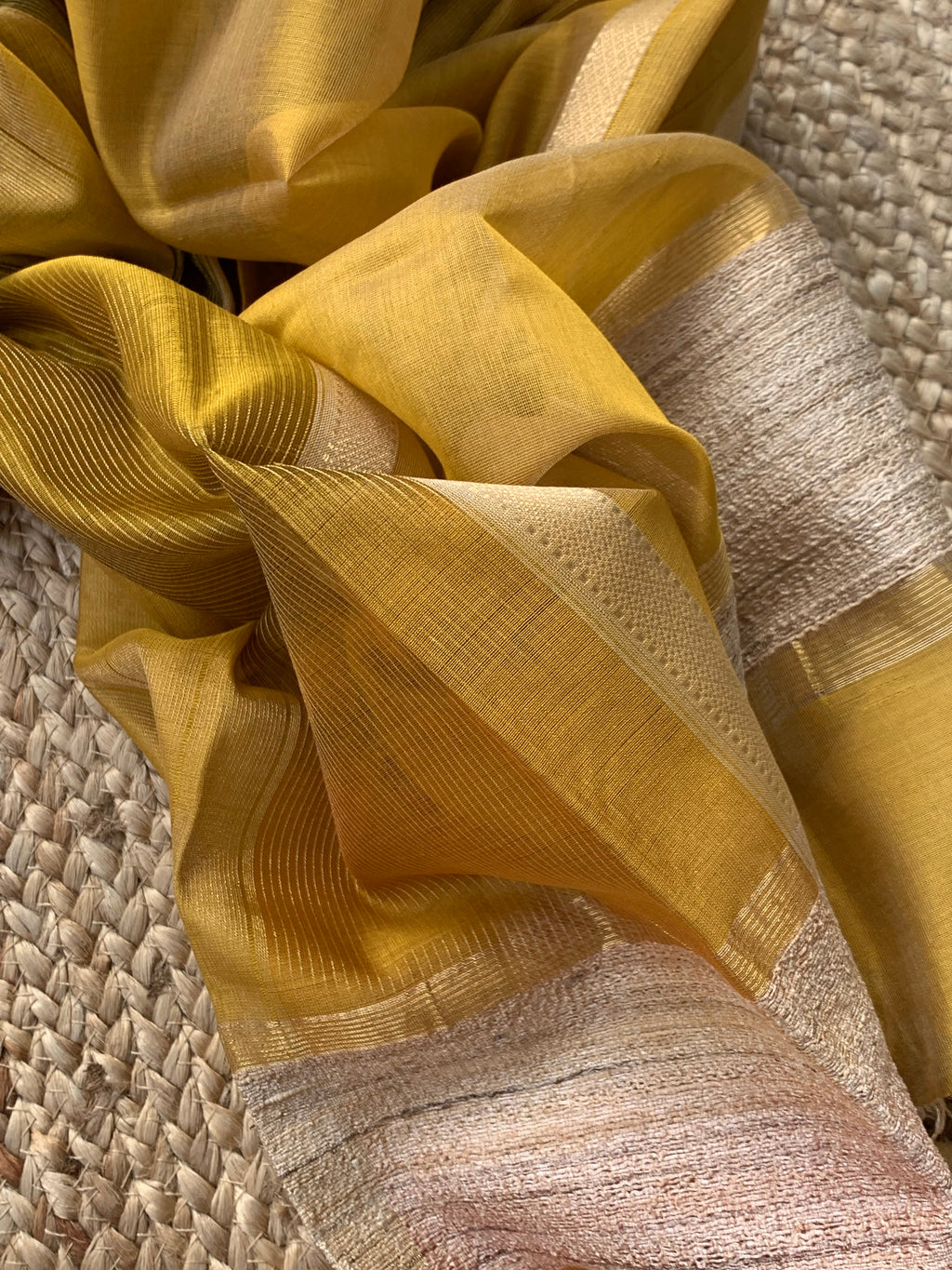 Handwoven Maheshwari Kurta dupatta set