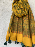 Handblock Ajrakh Dupatta