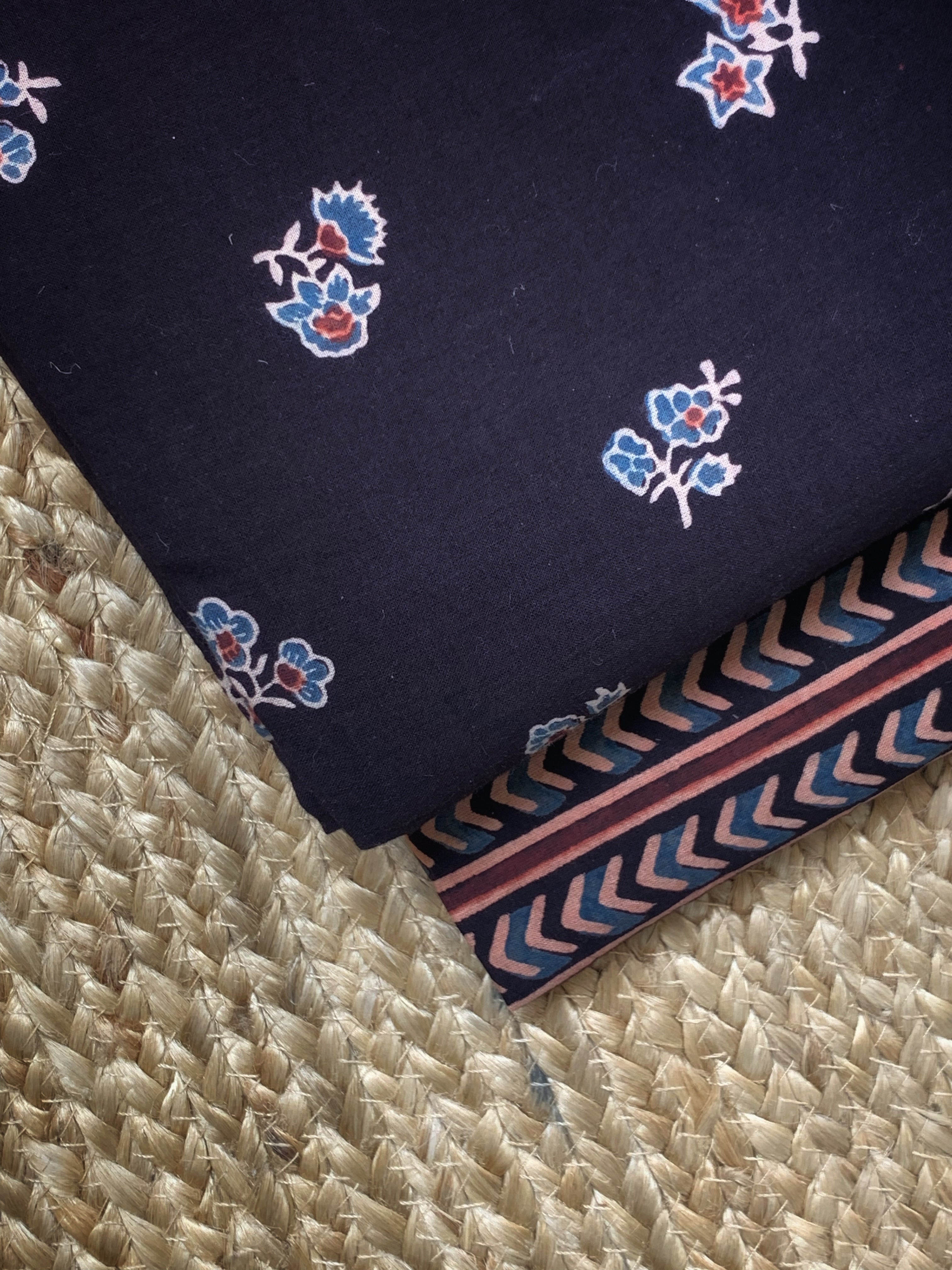 Handblock Ajrakh Kota Suit