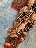 Handblock Chanderi Silk Cotton Suit