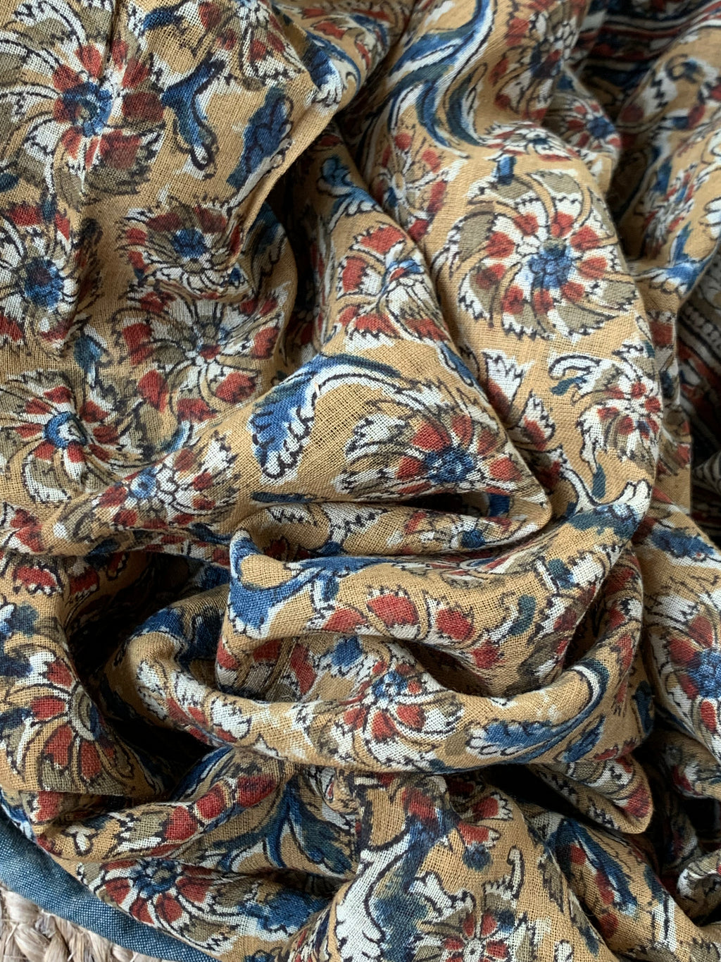 Handwoven Handcrafted Kalamkari Kurta Dupatta Set