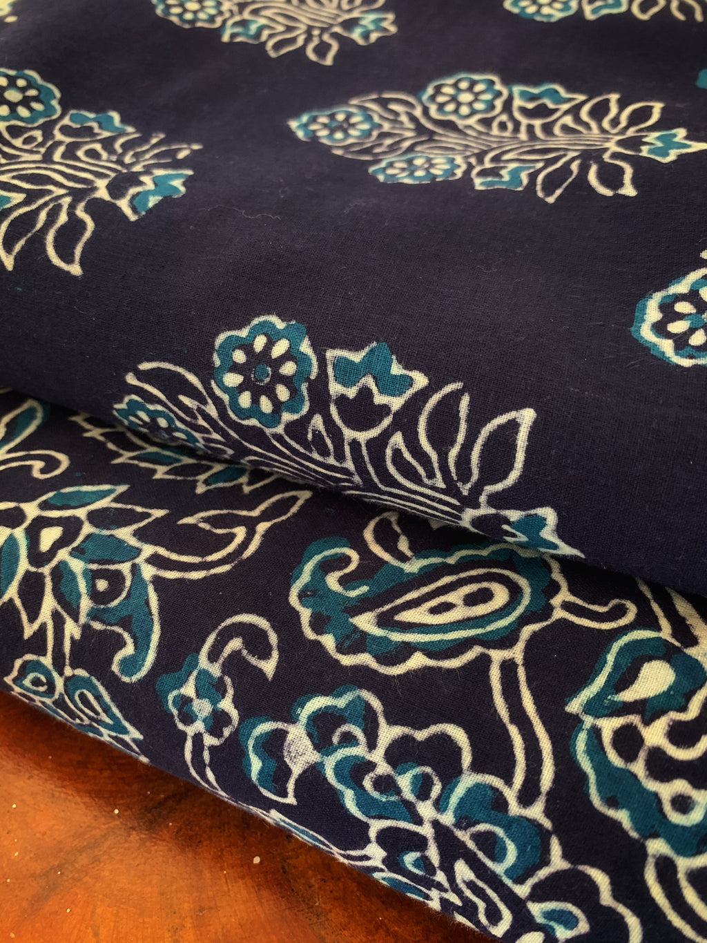 Hand Block Printed Cotton Kurta Bottom Set
