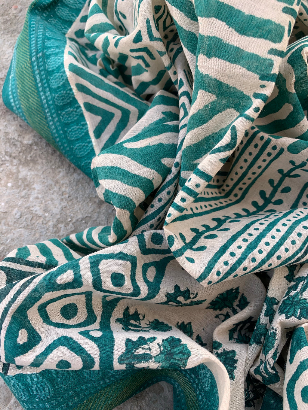 Handblock Cotton Suit