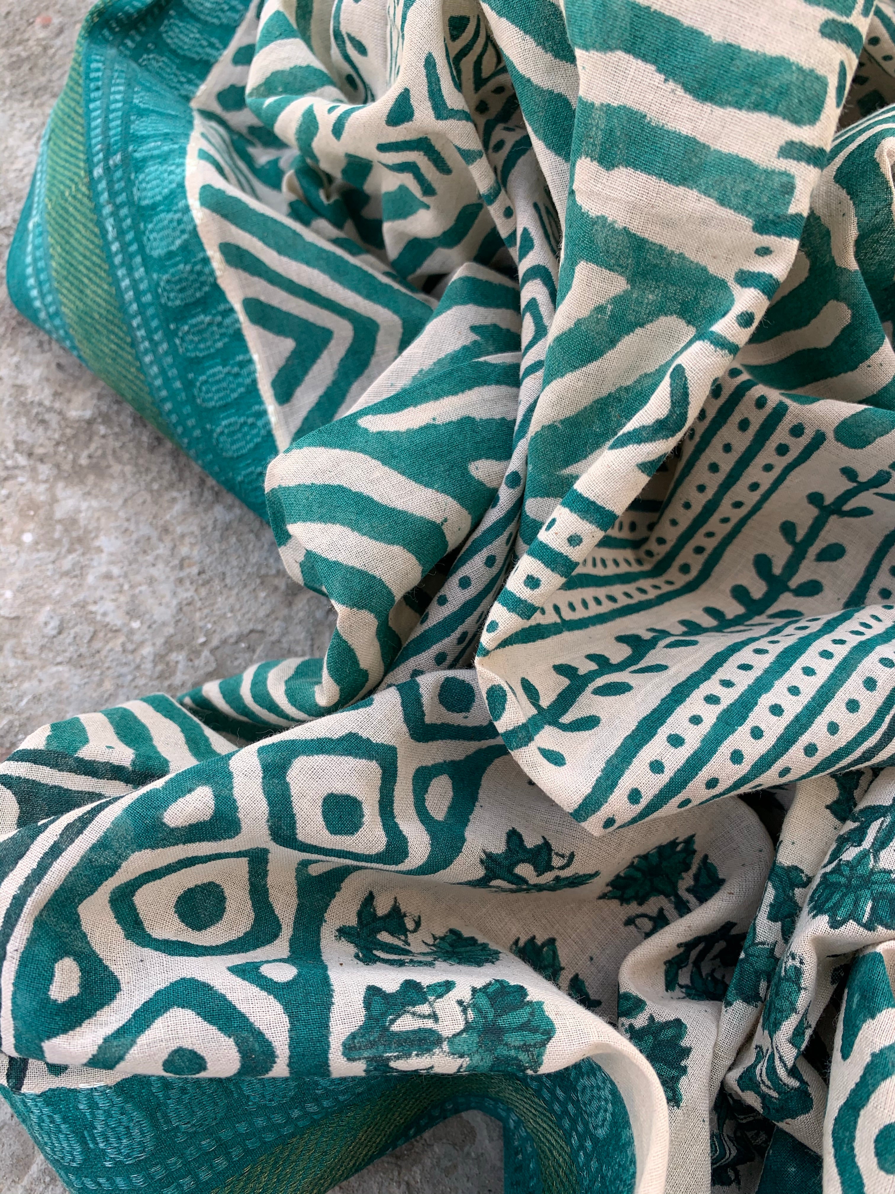 Handblock Cotton Suit