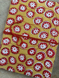 Hand Block Print Fabric Traditional Bahi - A5