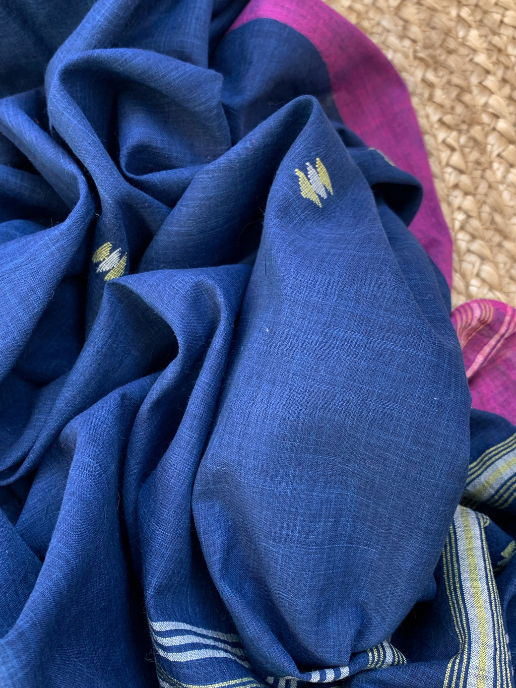 Nisha - Handwoven Bengal Jamdani Kurta Dupatta set