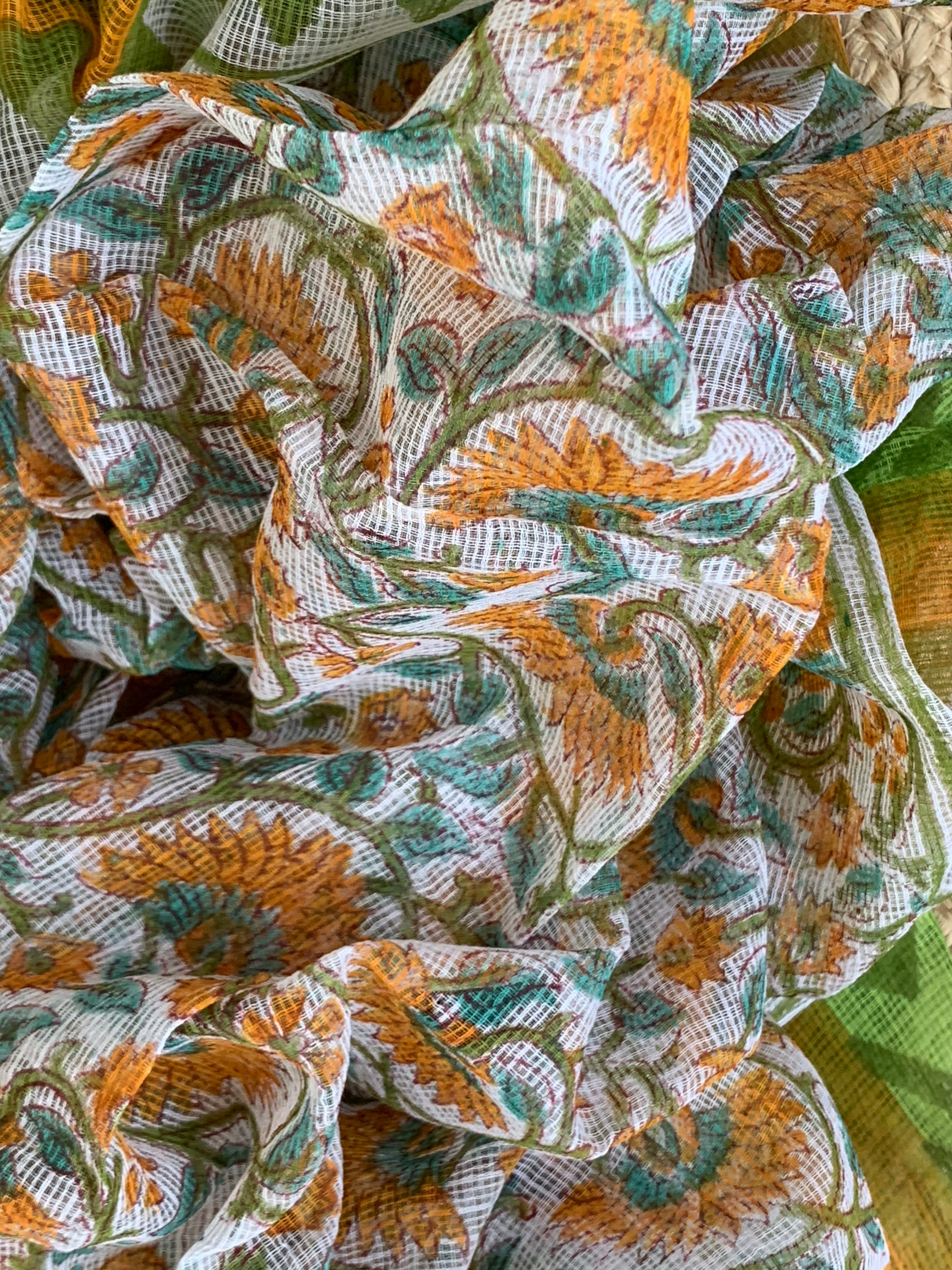Handblock Cotton Kota Suit