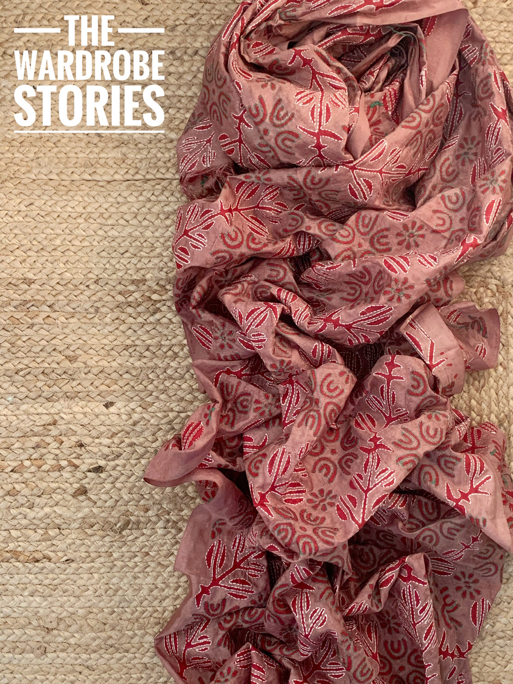 Handcrafted Kantha Cotton Silk Dupatta