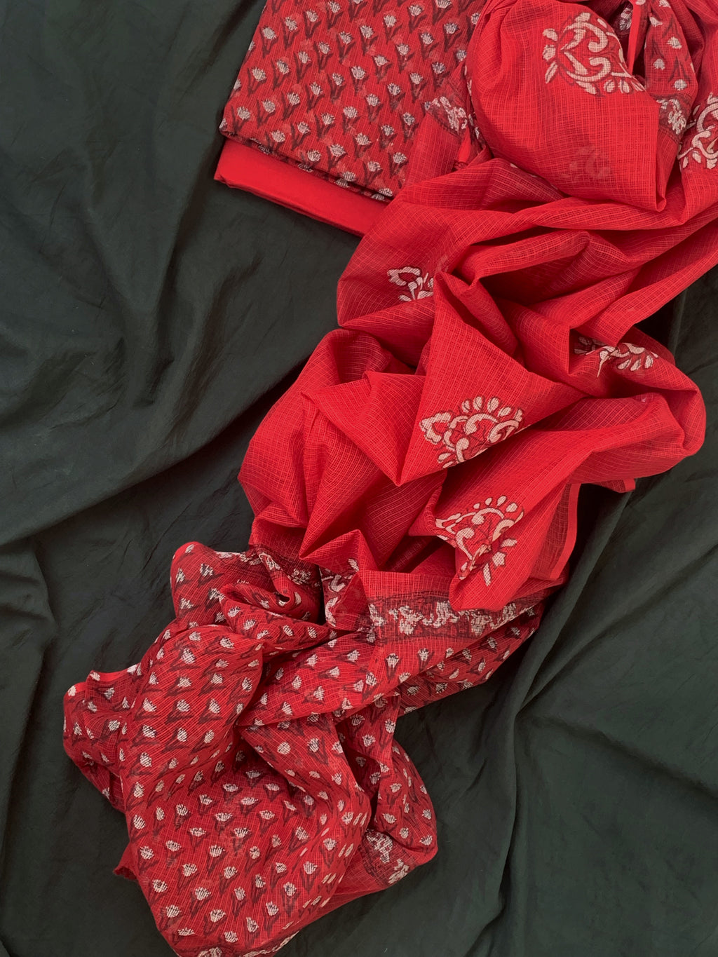 Handblock Kota Cotton Suit